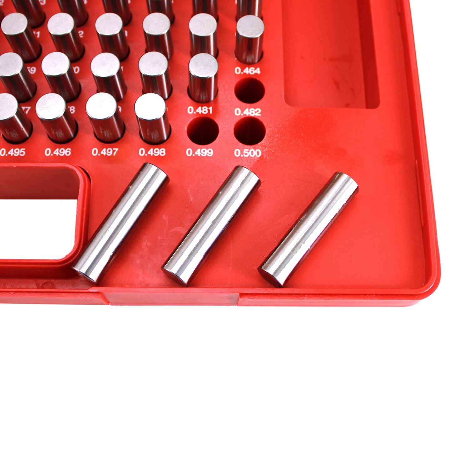 HFS (R) 250 Piezas Clase ZZ Juego de Calibres de Pasador de Acero Más (0.251-0.500 "M2)