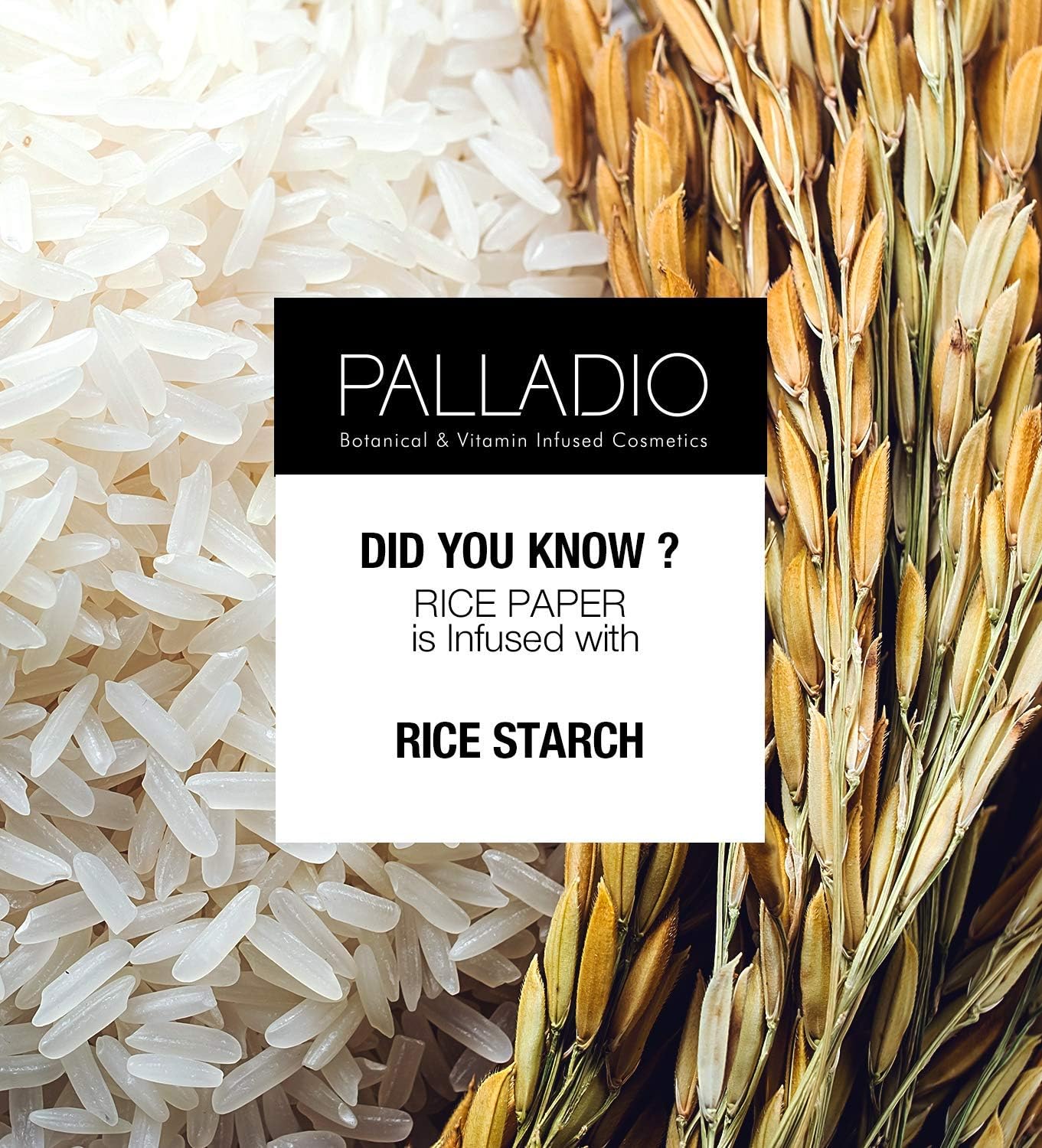 Palladio Papeles faciales de arroz para piel grasa, hojas absorbentes para el rostro hechas de arroz natural, papel absorbente de aceite con polvo de arroz, de doble cara, Warm Beige