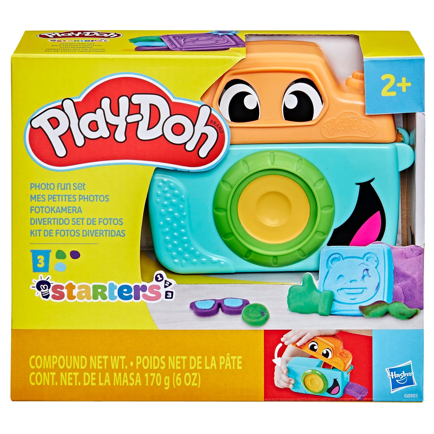 Set de Masas Play Doh Azul con Cámara Infantil y Accesorios para Niños y Niñas desde 2 Años
