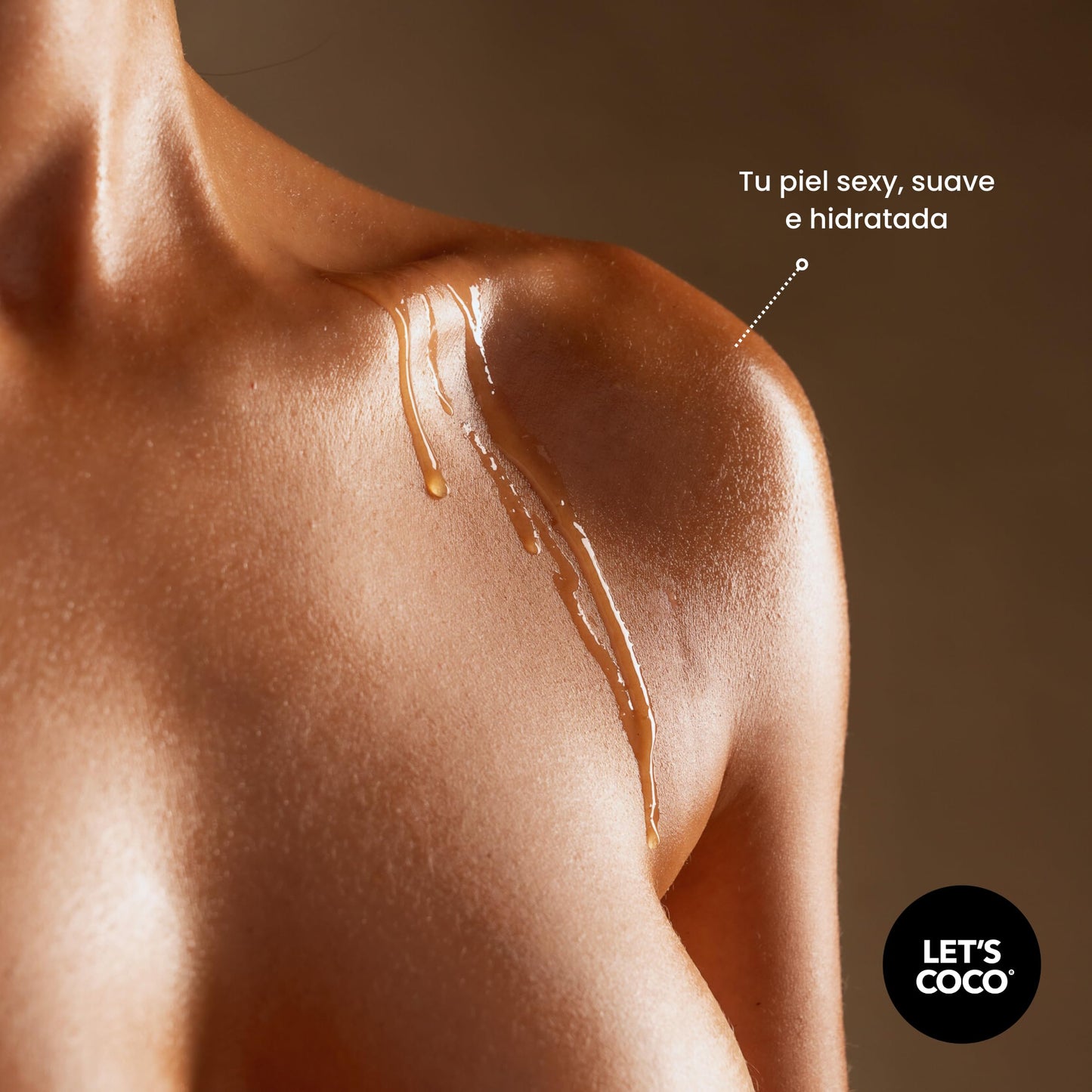 LET'S COCO | Golden Body Oil - Reafirma, hidrata e ilumina, Skin Let's Coco - Aceite de Jojoba y Sándalo Para Uso en Todo el Cuerpo, Hidrata y tonifica tu piel - Contenido Neto 100 ml - Ideal para viaje