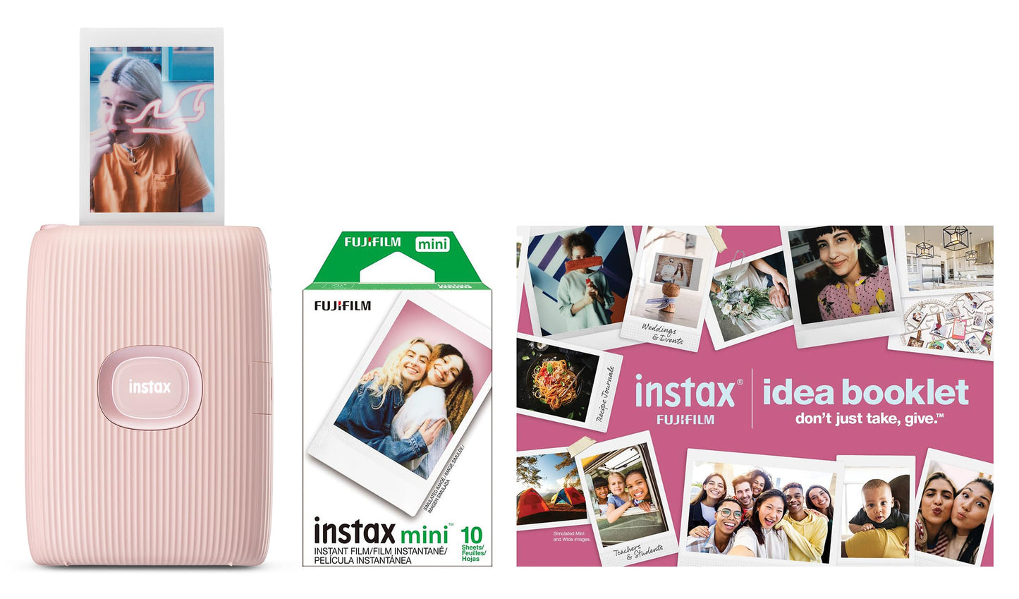 FUJIFILM Mini Link 2 Bundle 2025 - Rosa Suave