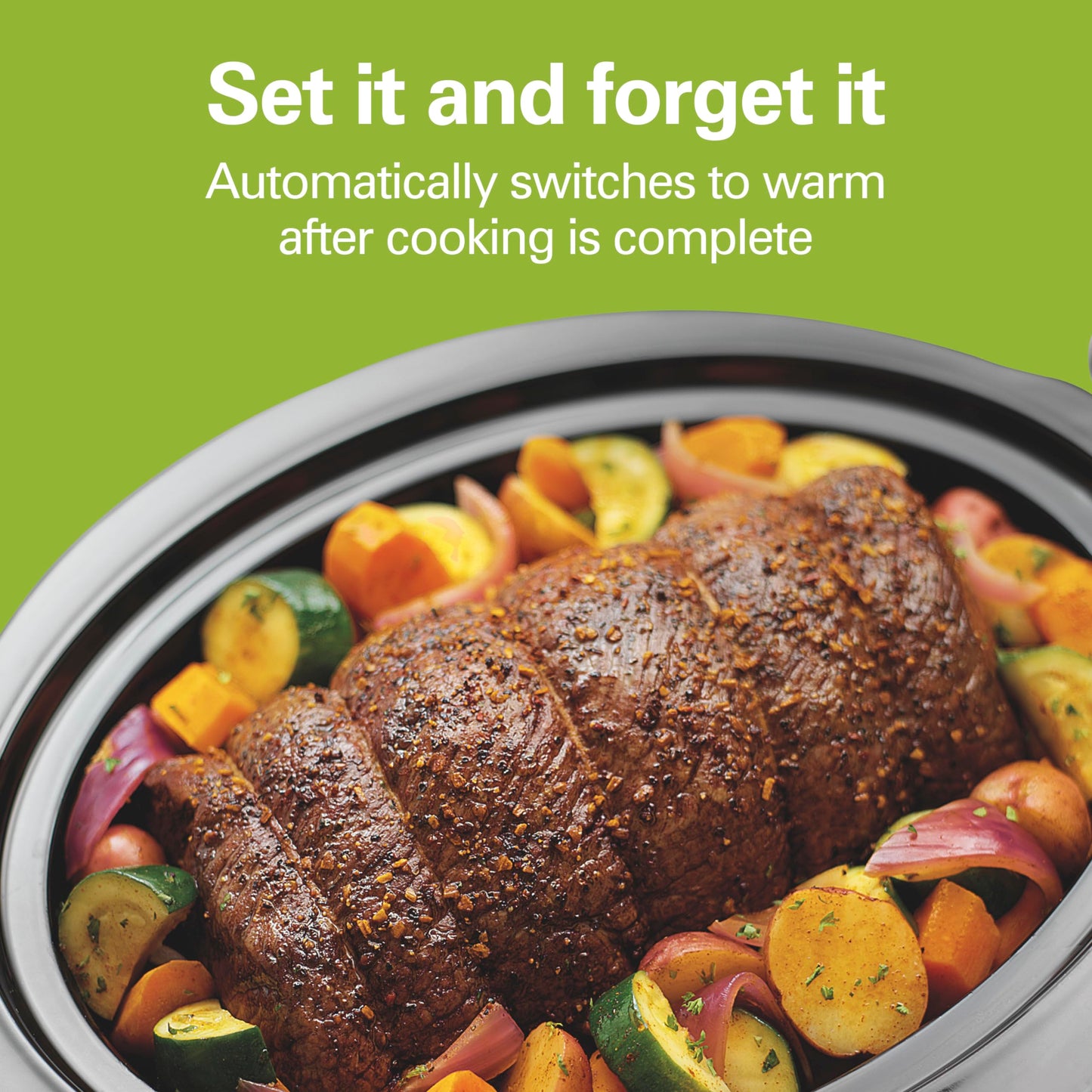Hamilton Beach 33443 Slow Cooker, SILVER