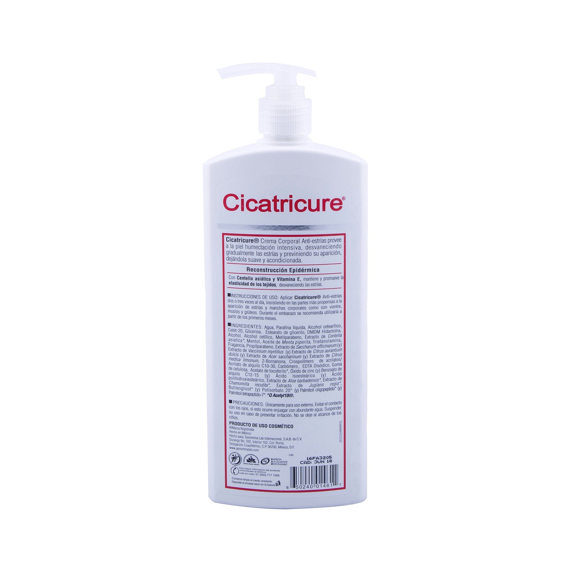 Cicatricure Crema Corporal Reconstrucción Epidérmica Reafirmante 400 ml + Crema Corporal ANTI ESTRÍAS,Humecatación reparadora, REDUCE Y PREVIENE con efecto de tensor cutáneo 400 ml