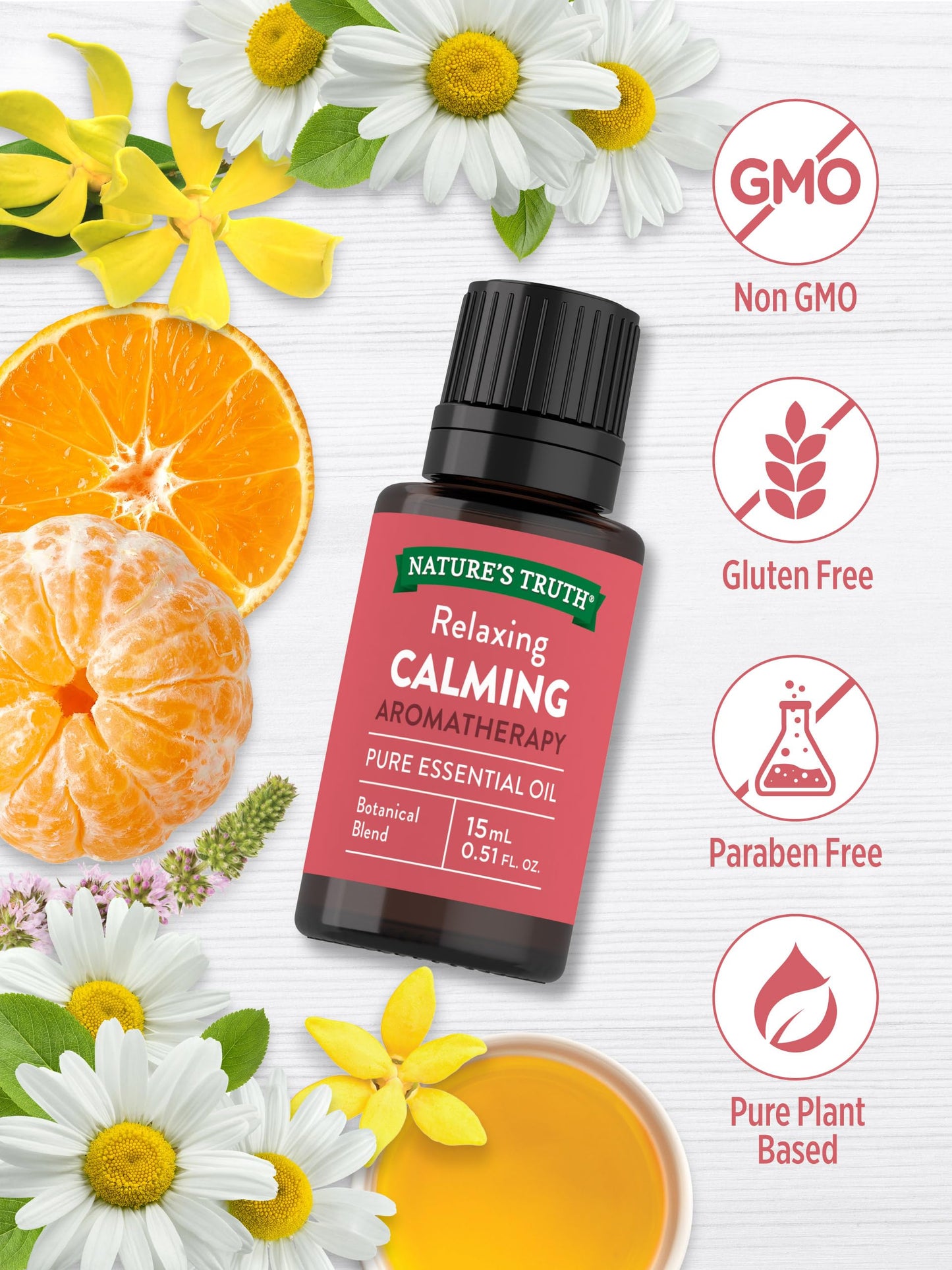 Nature's Truth Calming Essencial Oil, 15 ml