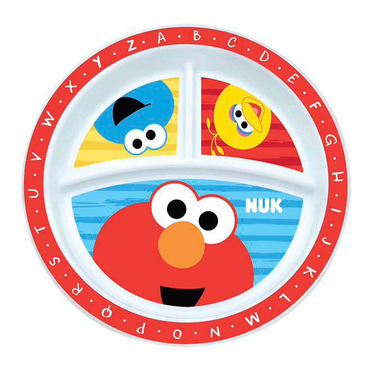 NUK - Plaza Sesamo - Plato con 3 divisiones