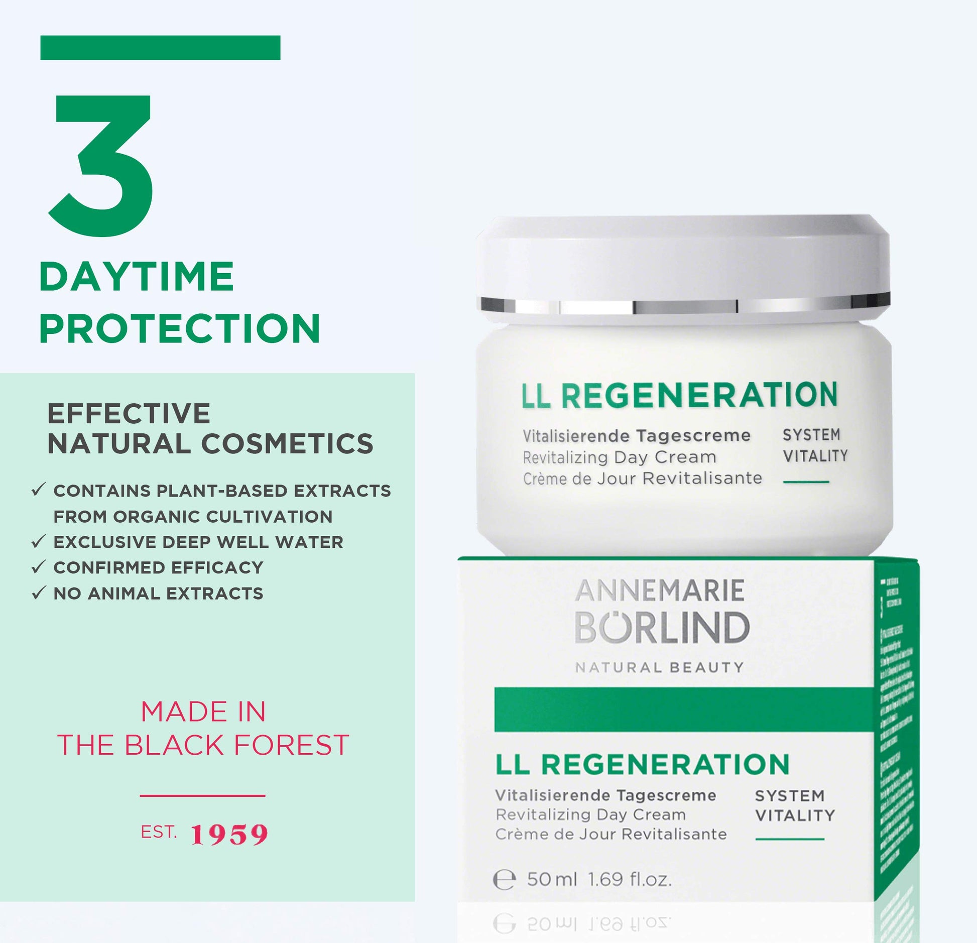 Crema de Día Annemarie Borlind Regeneration LL 1.7 Fl Oz para Mujer