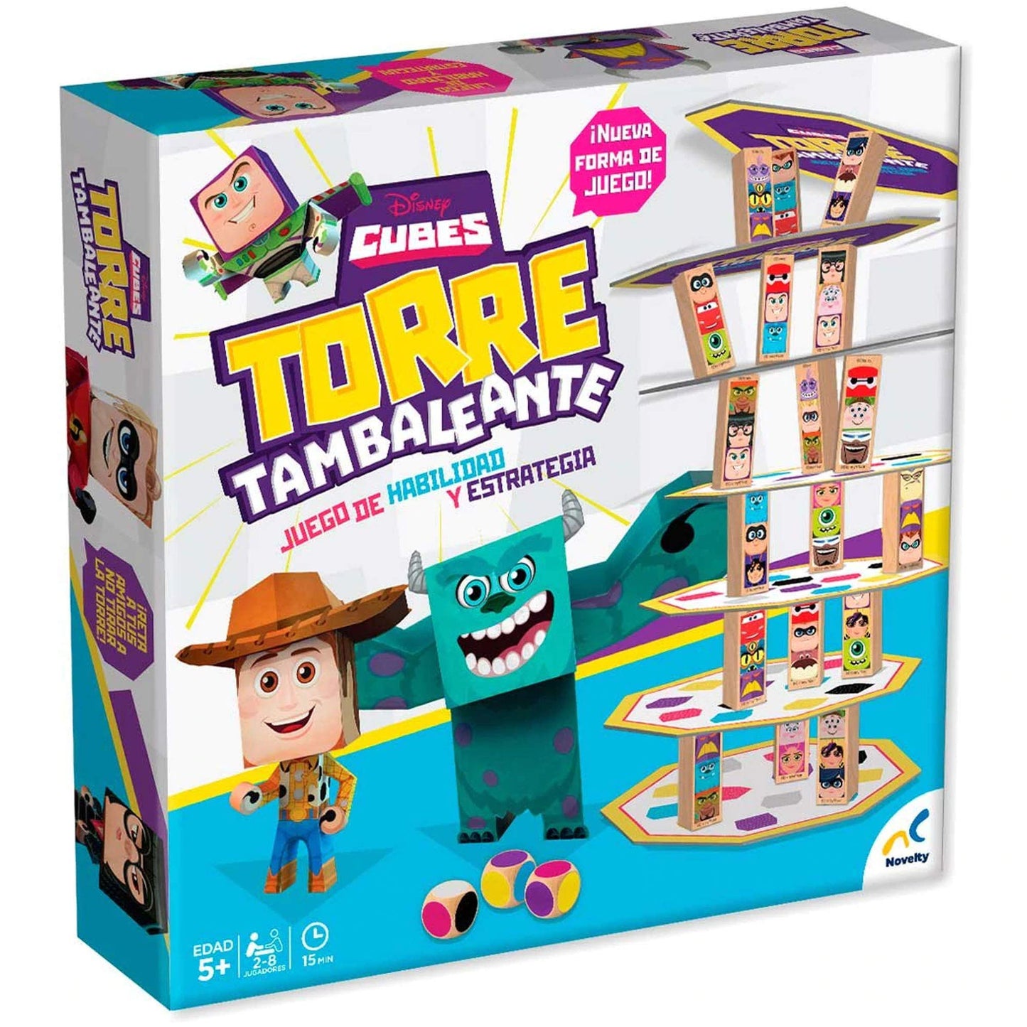 Novelty Torre Tambaleante, Edición Disney Pixar