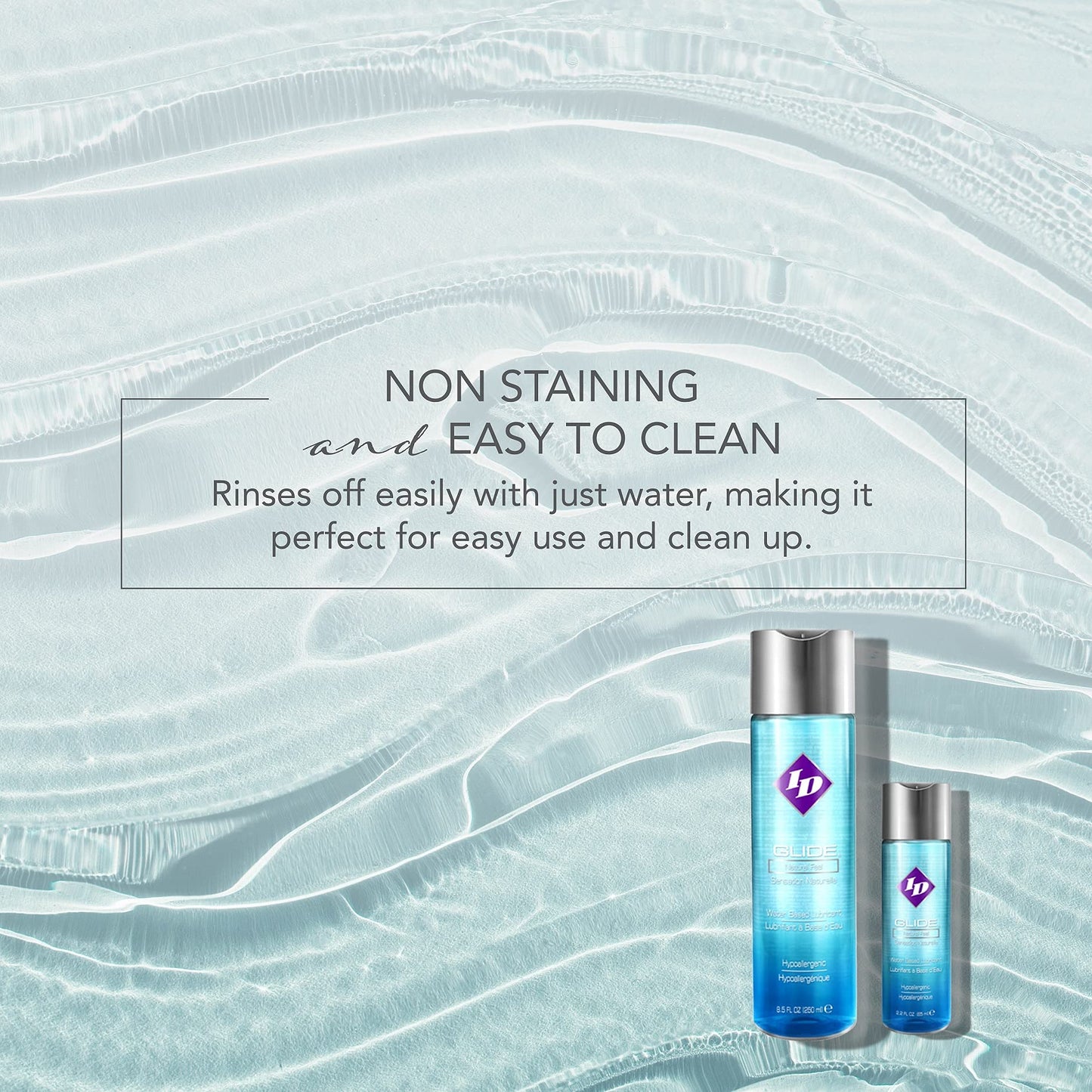 ID Glide 8.5 FL OZ Natural Feel Water Based Personal Lubricant