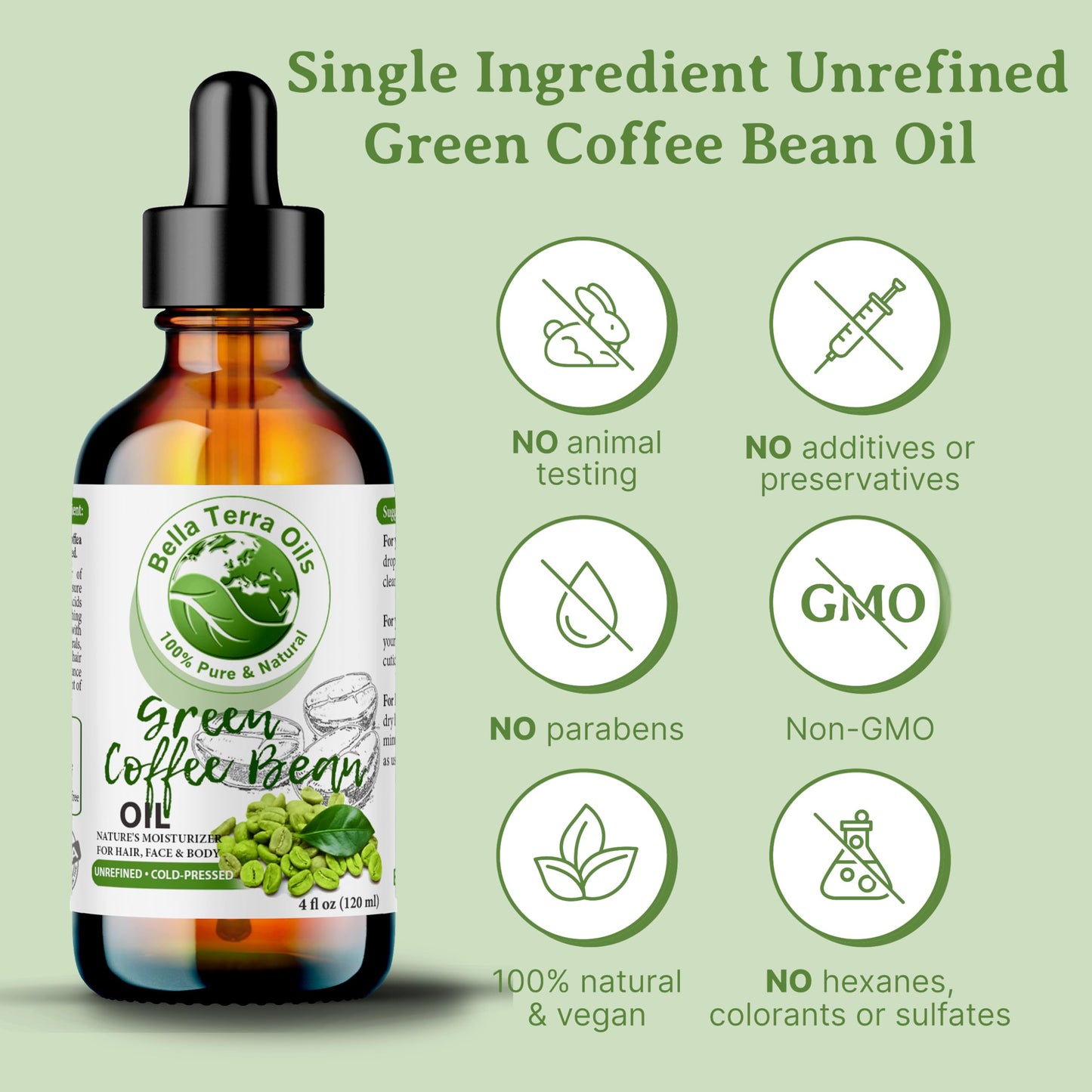 Aceite Orgánico de Café Verde para Piel: Regenerador y Antiinflamatorio con Descuento Exclusivo en Línea.