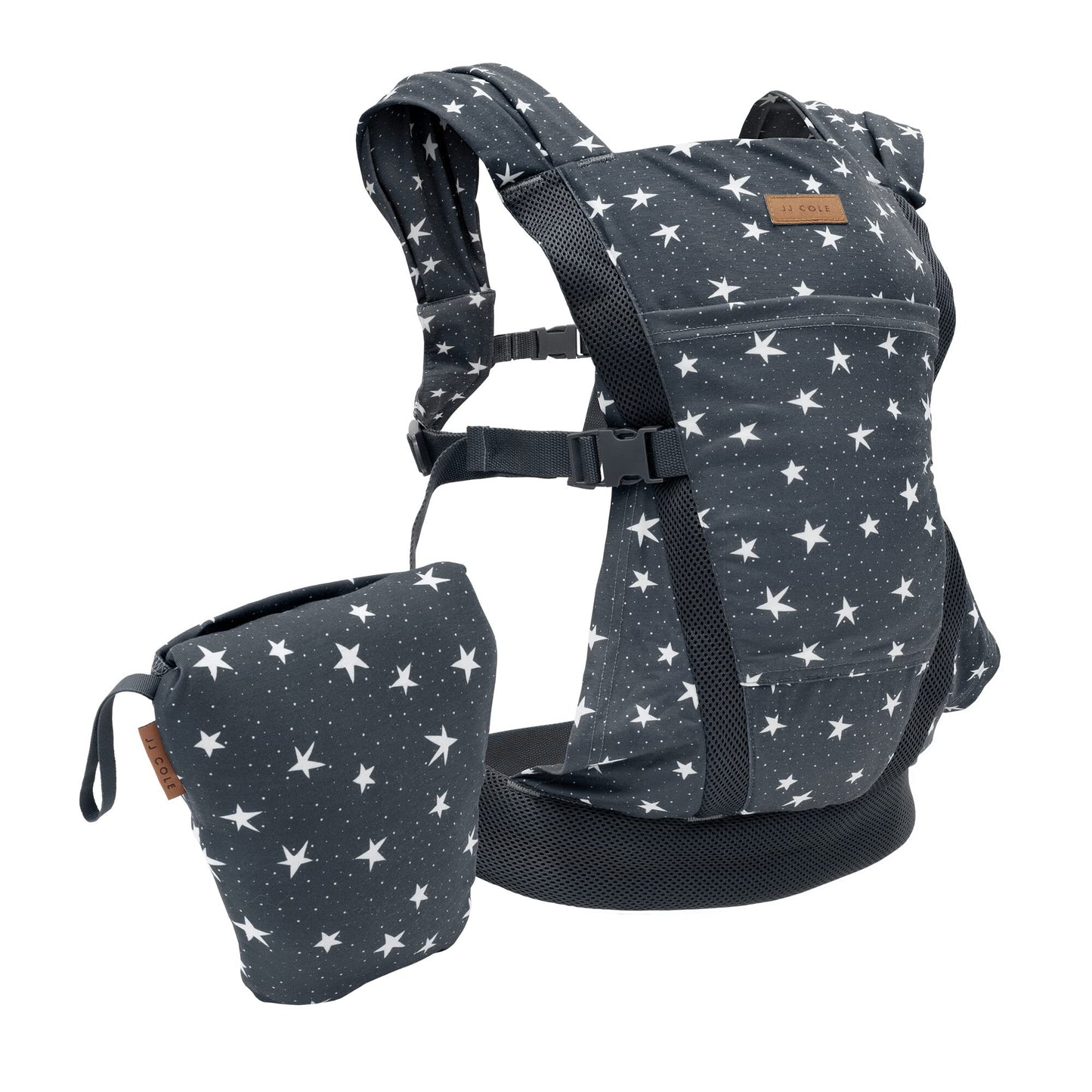 JJ Cole Luma Portabebés plegable - Portabebés 4 posiciones - Bolsa de viaje compacta