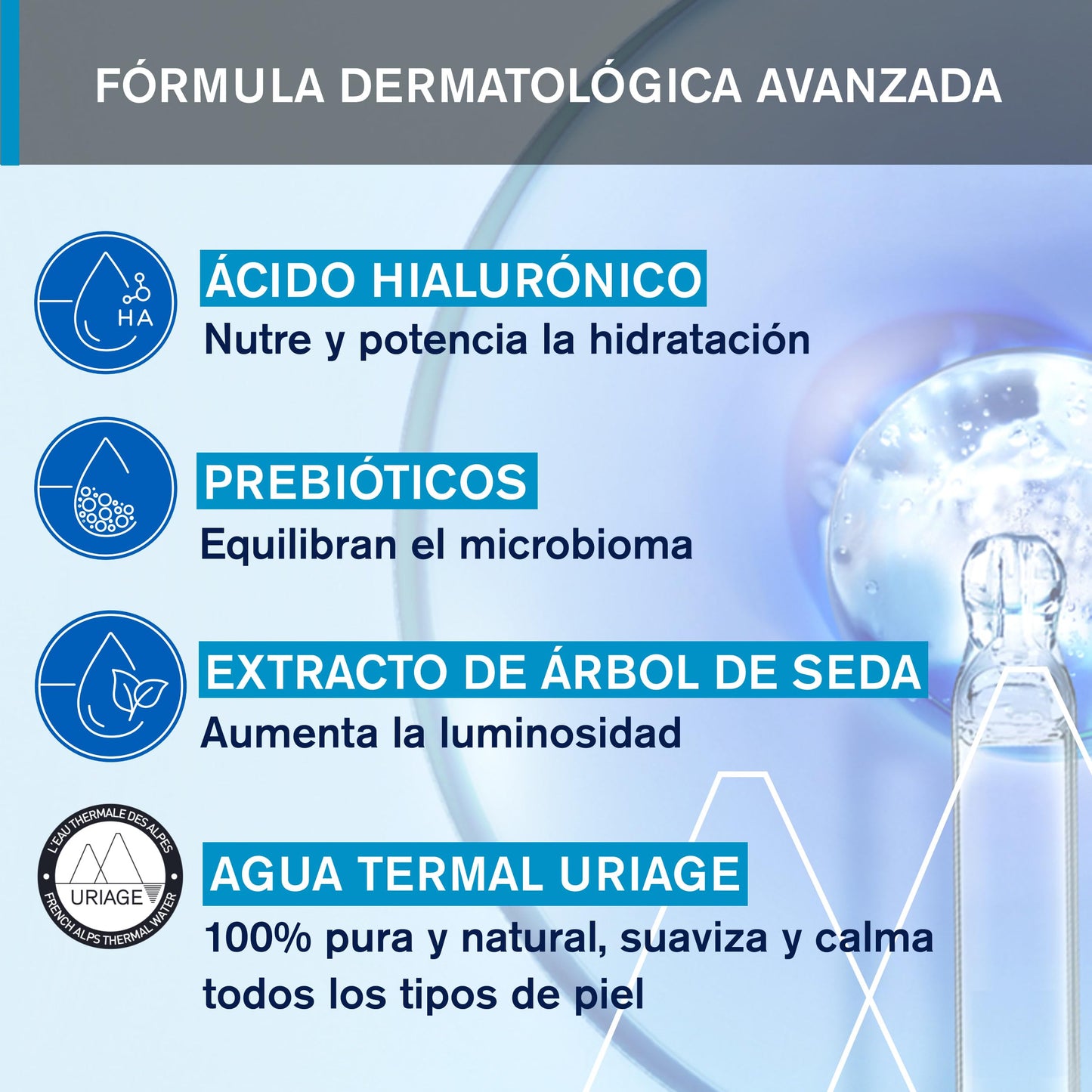 Uriage Esencia tonificante Glow Up - agua termal y HA 100ml