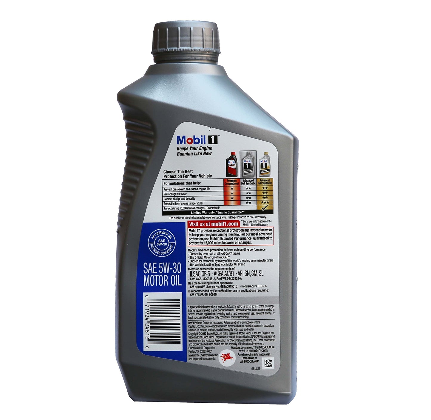 Mobil 1 5W-30 - Aceite sintético para Motor, 1 Quart (32 Ounces)