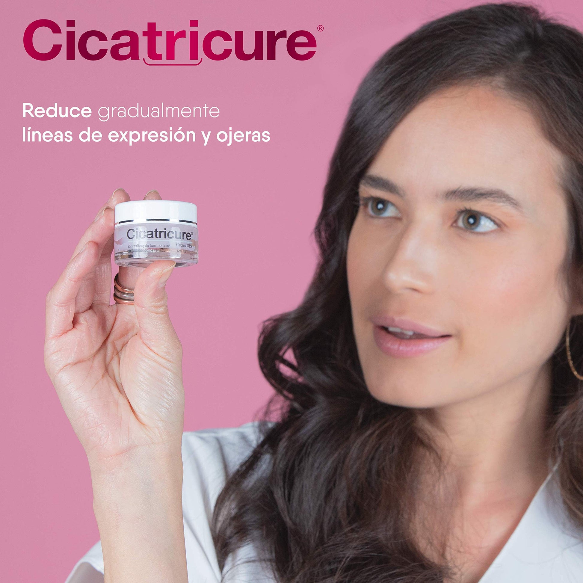 CICATRICURE - Crema Arrugas y Bolsas de ojos. Reduce y previene gradualmente las líneas de expresión, bolsas, arrugas y ojeras y revotaliza el contorno de ojos, tarro con 8.5g