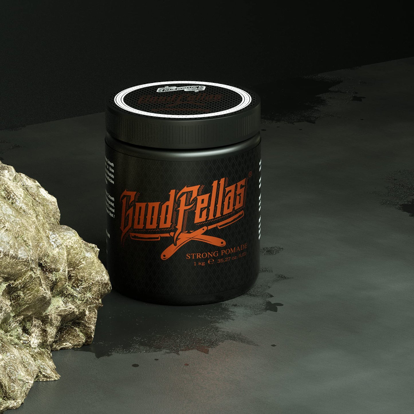 GoodFellas Pomada para Cabello de Fijación Fuerte Strong Pomade con Base de Agua 1 KG