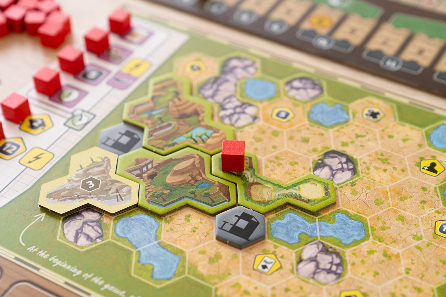 Capstone Games Ark Nova - Juego de Mesa de Estrategia de gestión de Manos, 1-4 Jugadores, Juego de 90 a 150 Minutos