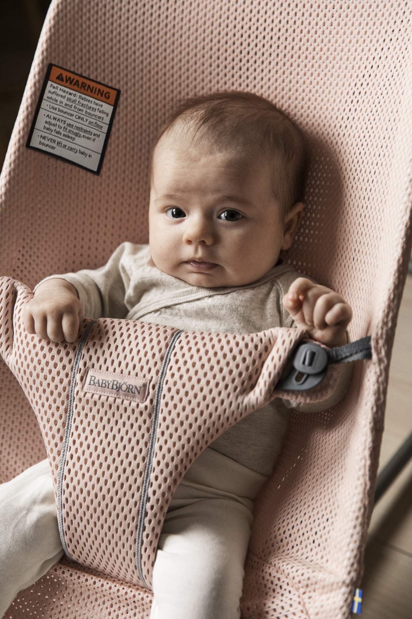 BABYBJORN Bouncer Bliss, Mesh, Pearly Pink
