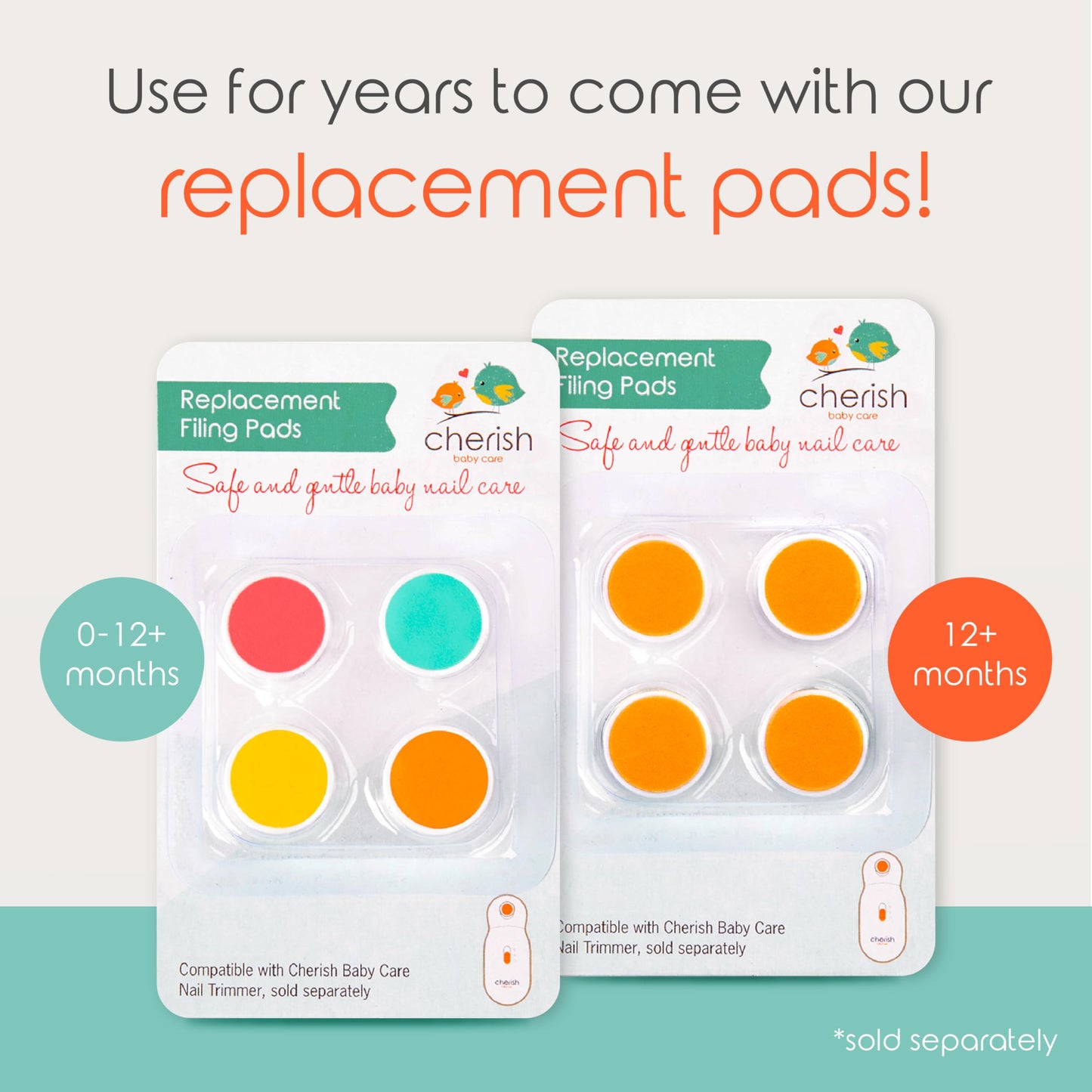 Cherish Baby Care Lima de uñas eléctrica para bebé: recortadora de uñas para bebés y niños pequeños: más seguro que los cortaúñas para bebés, kit de aseo y juego de manicura para bebés