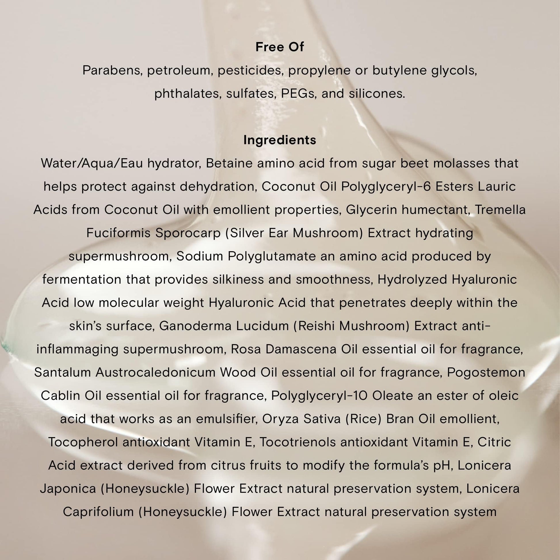 Suero de Gelatina Moon Juice Vegano Hidratante Adaptogénico