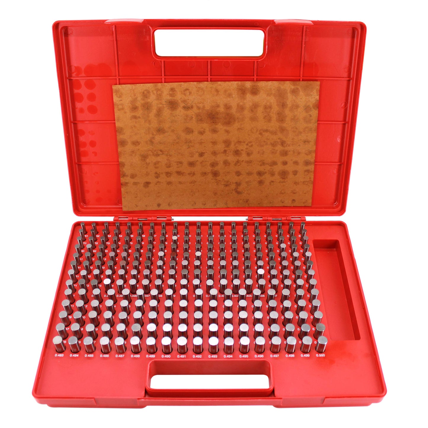 HFS (R) 250 Piezas Clase ZZ Juego de Calibres de Pasador de Acero Más (0.251-0.500 "M2)