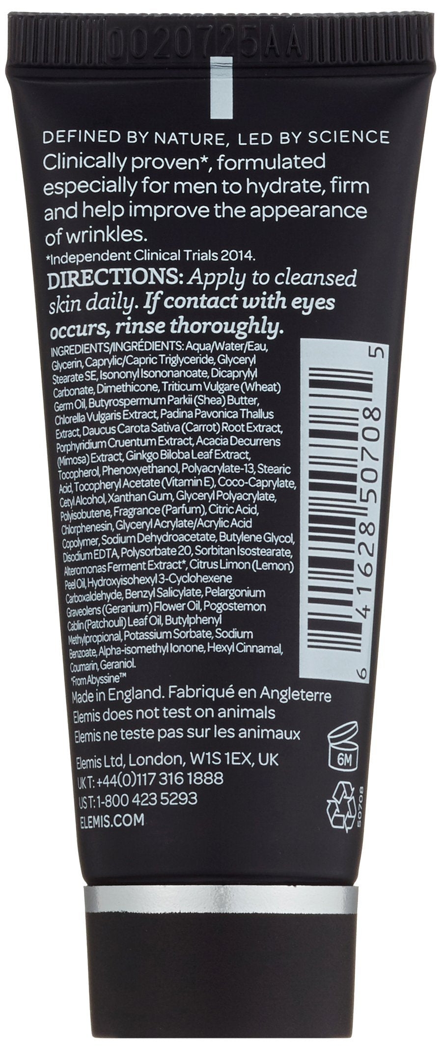 ELEMIS Pro-Collagen Crema Marina; Hidratante Antiarrugas para hombres, 0.5 onzas líquidas