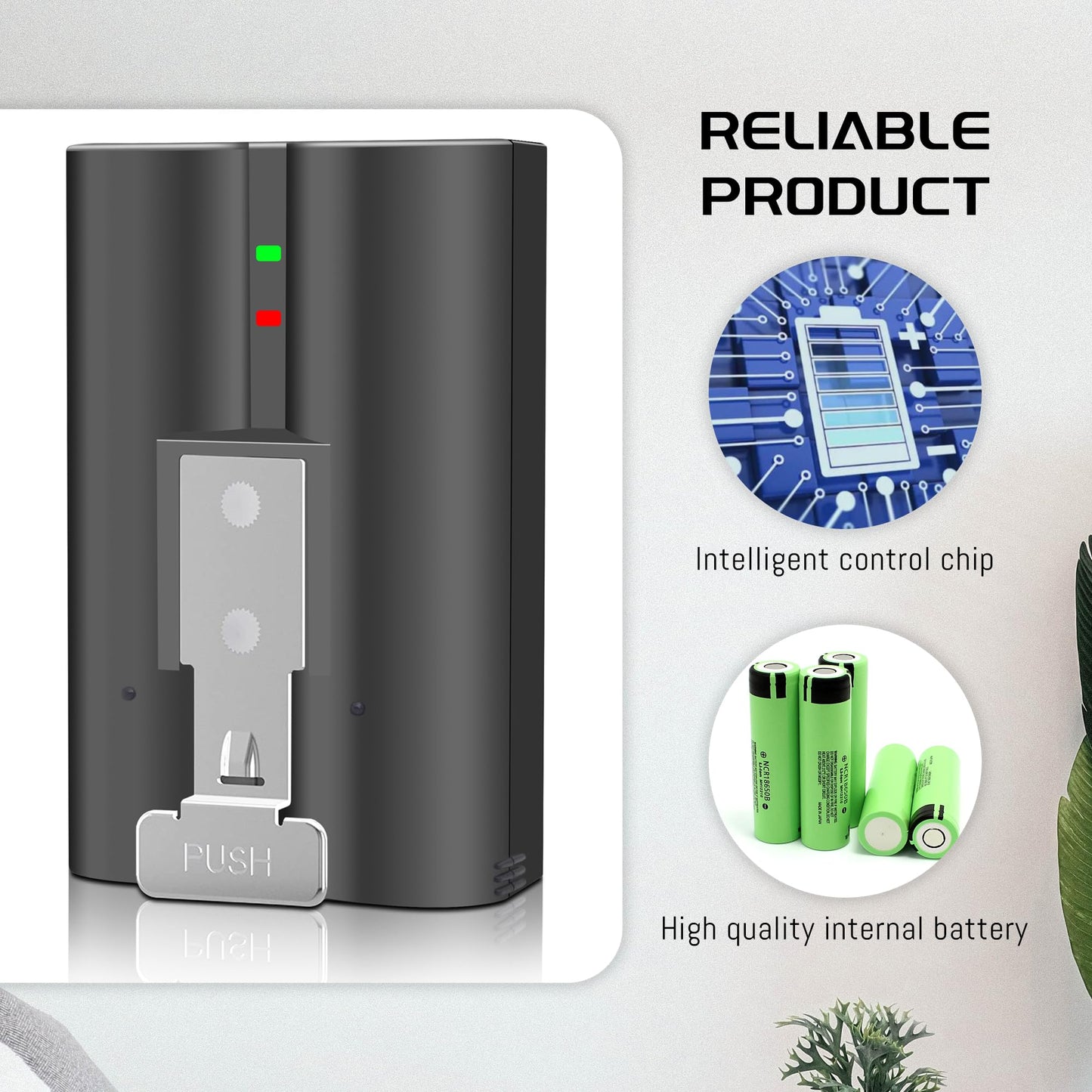 Batería V4 para Timbre y Cámara Ring 3.65V (Paquete de 2)