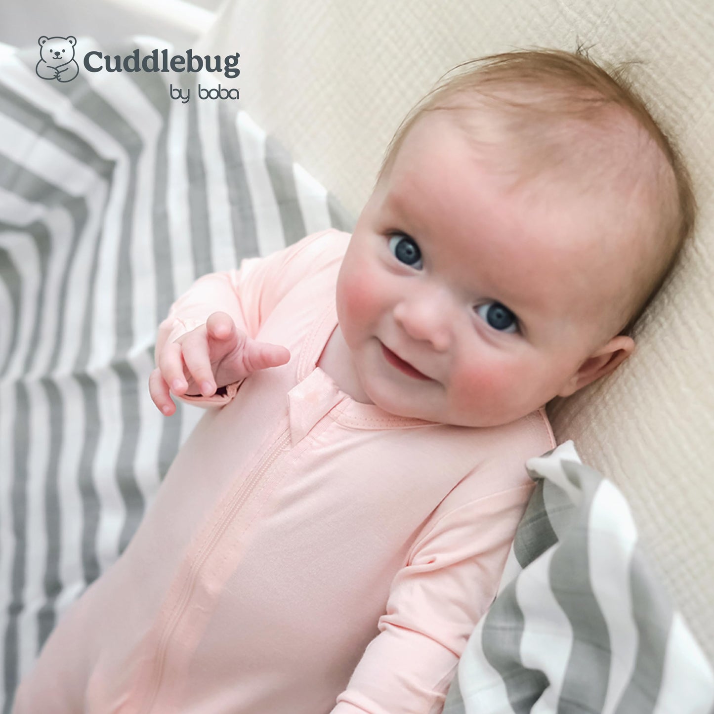 Muslin Swaddle Blankets by CuddleBug - Spots n' Stripes- 4 Pack Baby Blanket for Newborns - Swaddle Blanket, Swaddle Wrap, Muslin Swaddle and Receiving Blankets