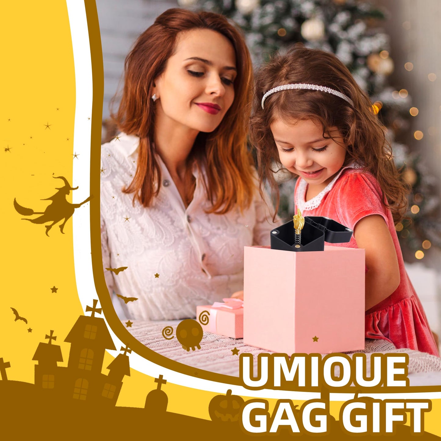 Dedo medio en una caja, caja de regalo de dedo sorpresa medio, regalo emergente con caja para adultos, caja de regalo molesta, caja de regalo de broma divertida para decoración de computadora de