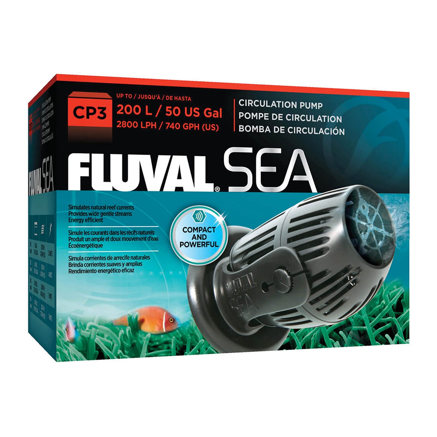 BOMBA DE CIRCULACION FLUVAL SEA 200 L (2800 LPH)