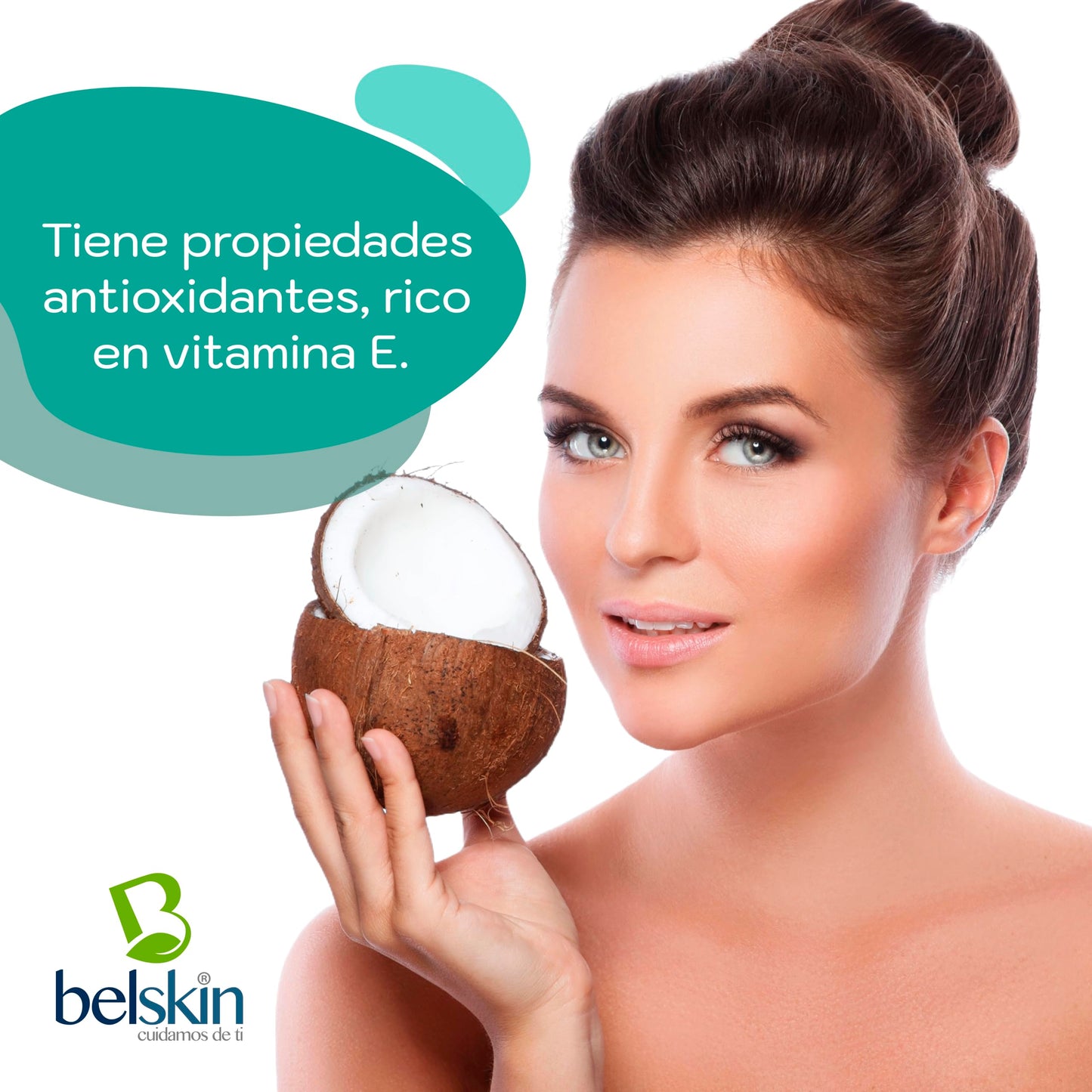 Belskin - 6 Pack Aceites Cosméticos de Coco - Aceite para Uso Corporal - Aceite para Cabello - Aceite Facial - Aceite Corporal - Hidrata y Suaviza Naturalmente - Aporta Fuerza y Brillo al Cabello - Contenido 6 Aceites de Coco con 120 ml cada uno