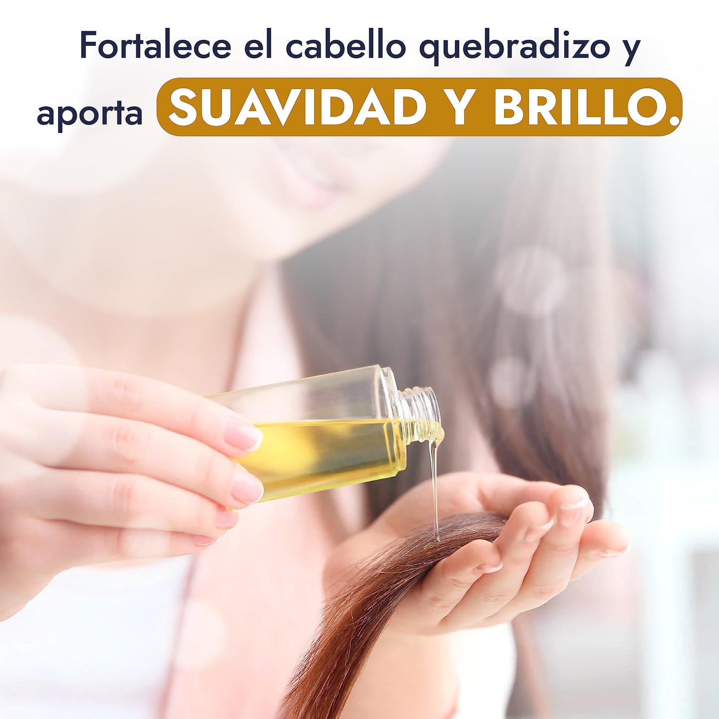 HEBBE - ACEITE DE JOJOBA | Fortalece Cabello Quebradizo | Hidrata Piel Mixta o Grasa | Propiedades Acondicionadoras | 50 ml | Regula Producción de Sebo | Orgánico y Sin Sulfatos | Perfecto para Masajes Corporales