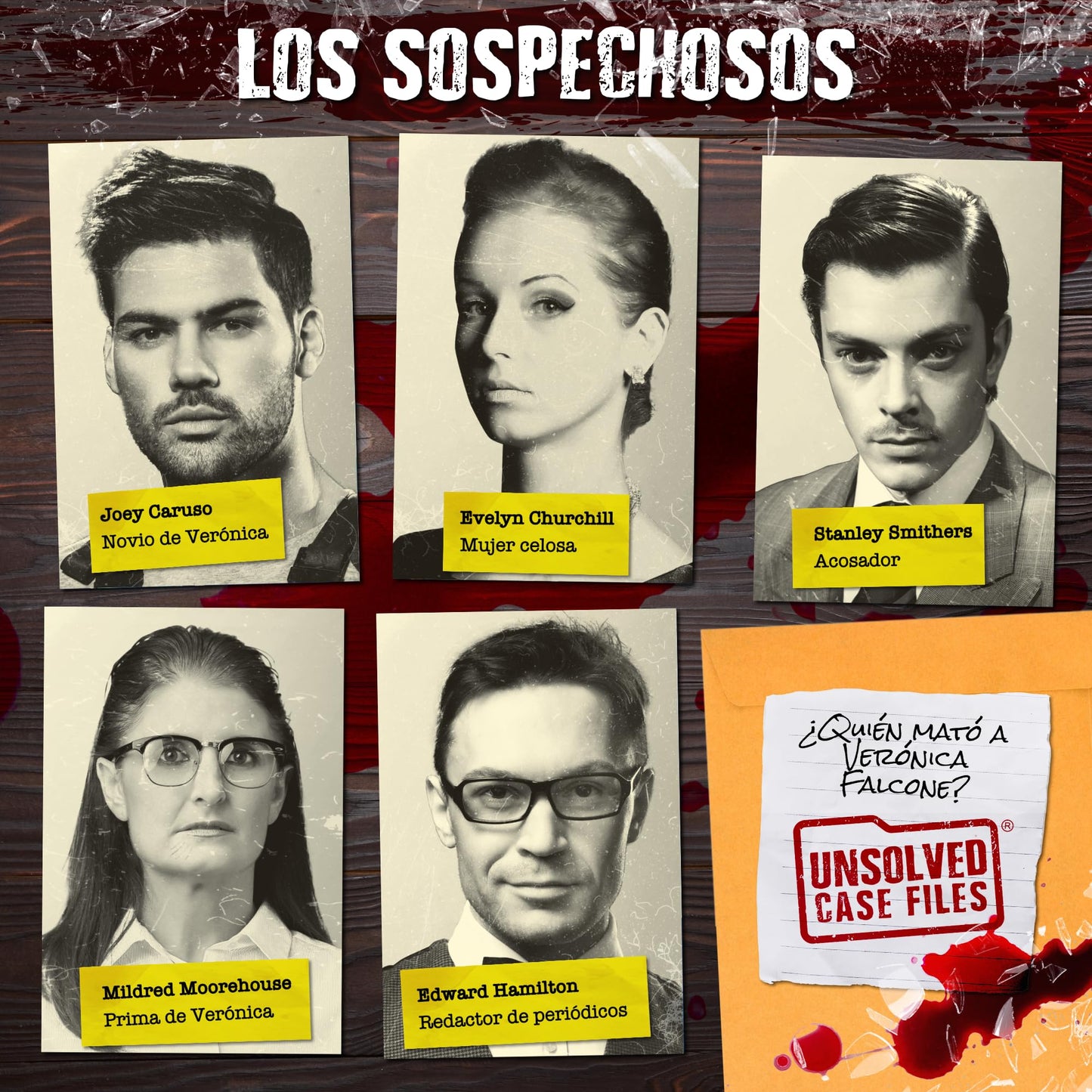 Unsolved Case Files: El juego de Casos de Asesinatos sin Resolver: Quién asesinó a Veronica Falcone? Puedes Resolver el crimen?