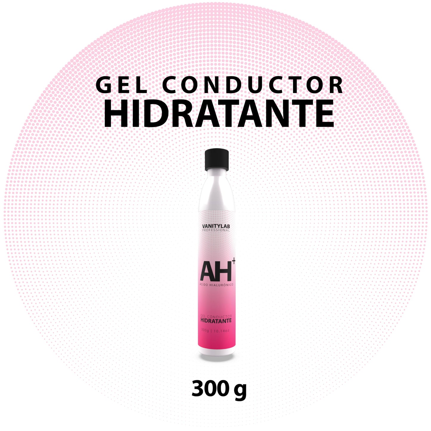 Gel Conductor Facial - Hidratación Profunda, Regenerativo, Efecto Lifting - Ideal para Radiofrecuencia, Microcorriente, Cavitación y Ultrasonido - Fórmula Ligera y No Pegajosa - 300g (ACIDO HIALURÓNICO)
