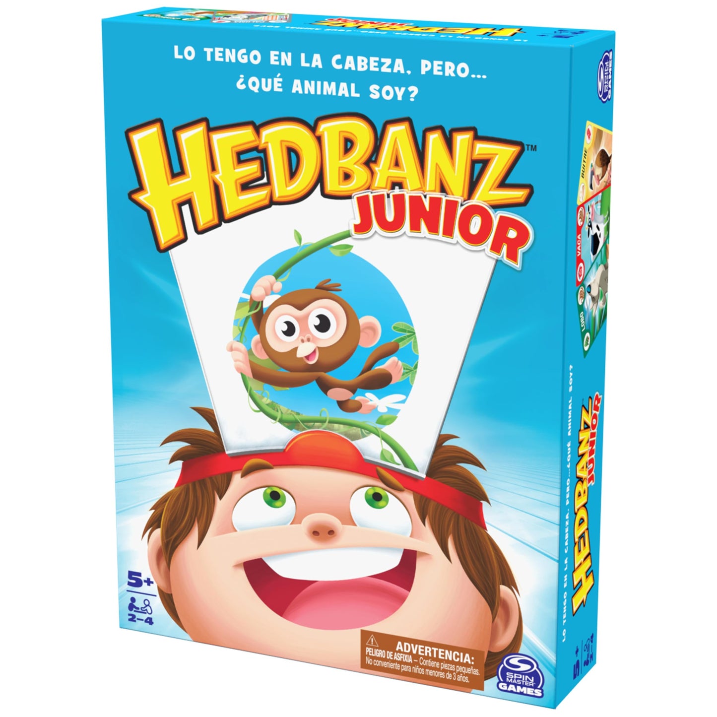 Games Spin Master, Juego de Mesa Hedbanz Junior para niños pequeños