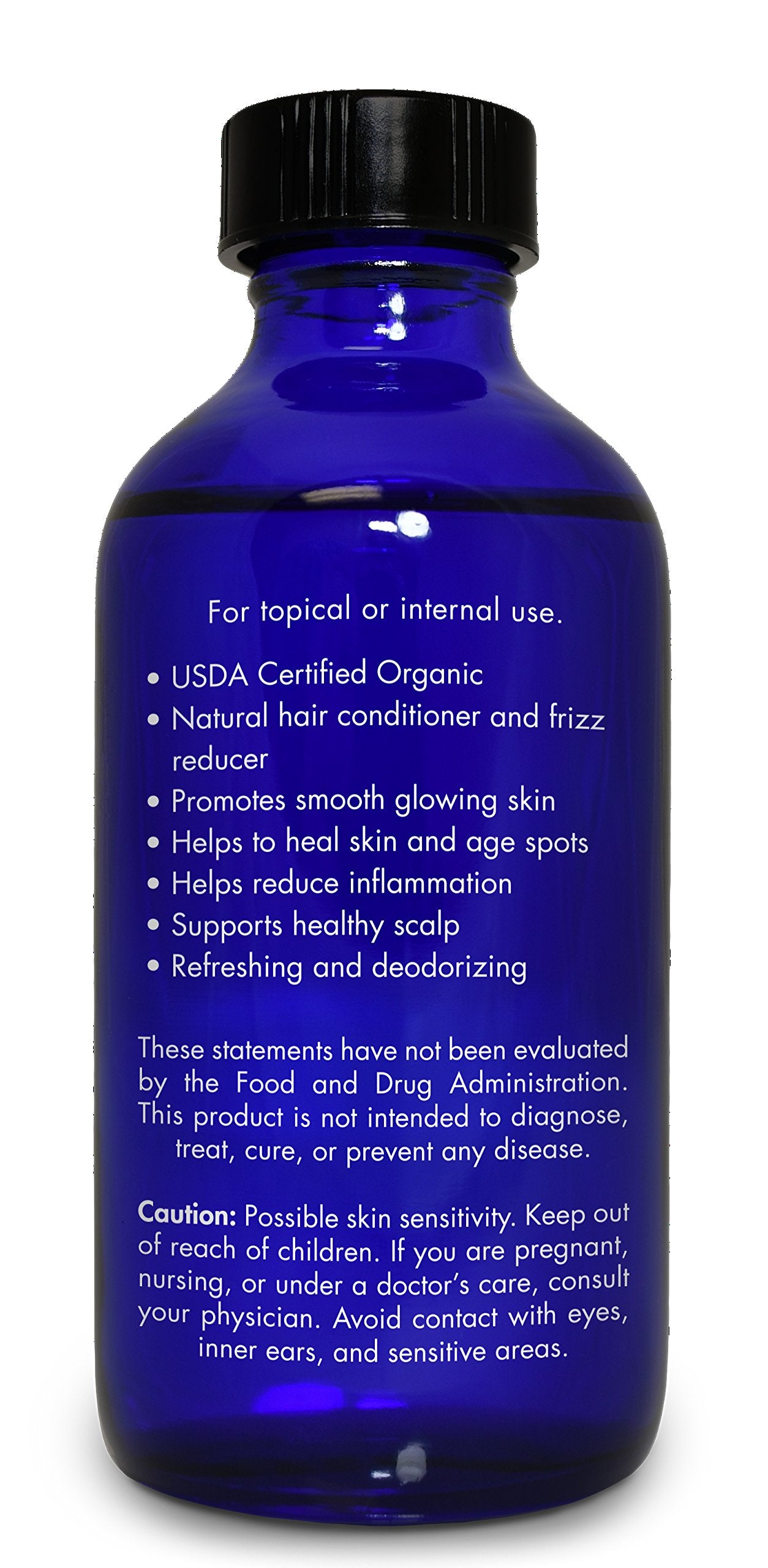 Zongle USDA Certified Organic Babassu Oil, Safe to Ingest, Unrefined Virgin, Cold Pressed, Orbignya Oleifera, 4 oz