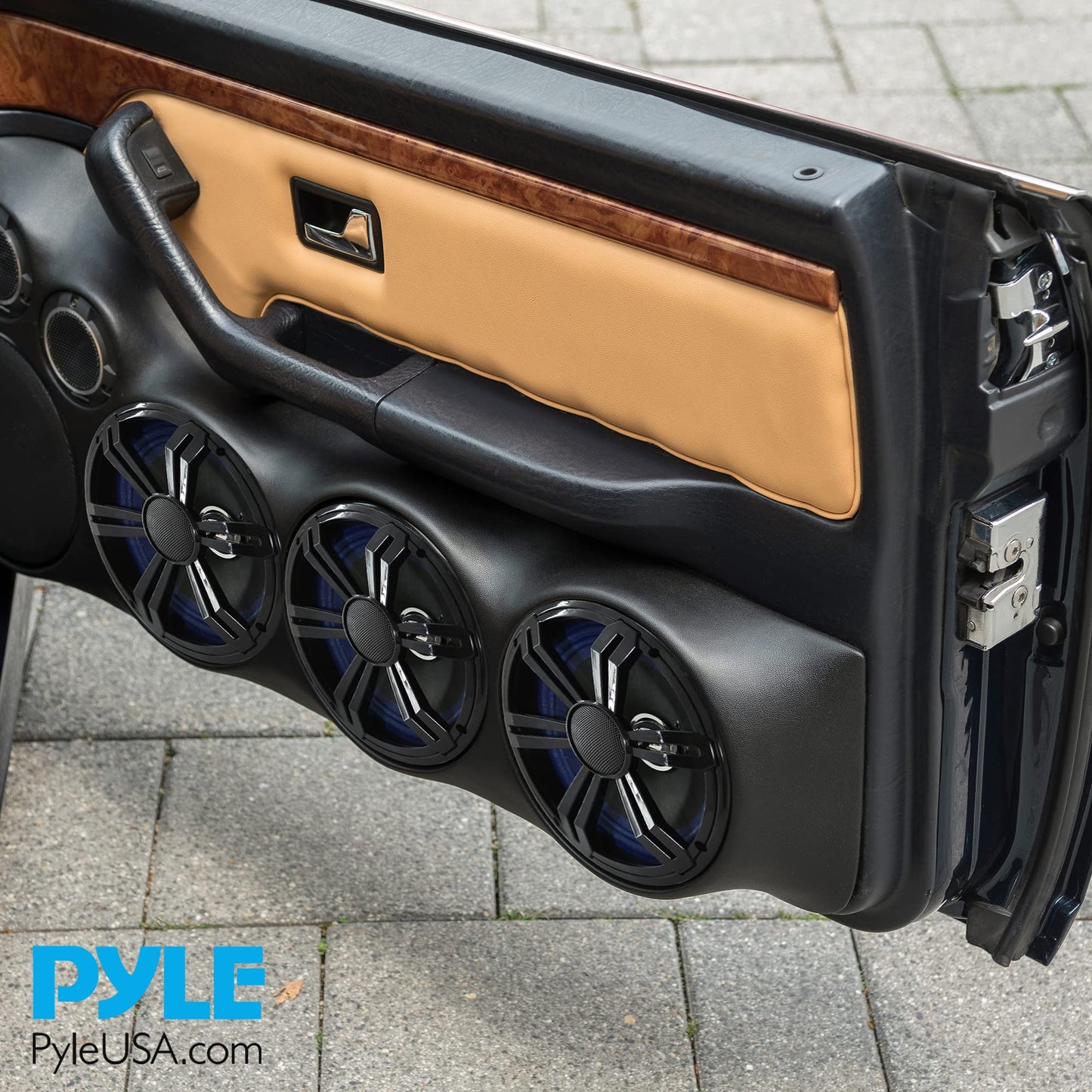 Pyle Bocina Subwoofer de 8 Pulgadas SVC, 250 Watts, 4 Ohms, Componente de Bajos para Carro y Camioneta, Cono de Papel con Borde de Tela, Diseñado para Aplicaciones de Audio Personalizadas
