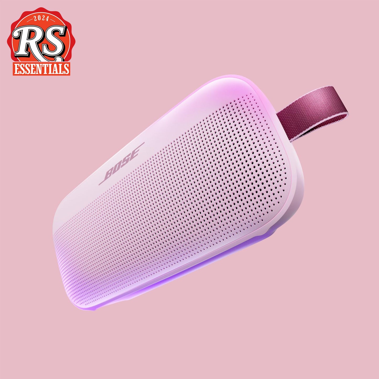 Bose Altavoz Bluetooth portátil SoundLink Flex (2.ª Gen.) Altavoz para Exteriores portátil con Sonido de Alta fidelidad, hasta 12h de duración de la batería, a Prueba de Agua y Polvo, Rosa Pétalo