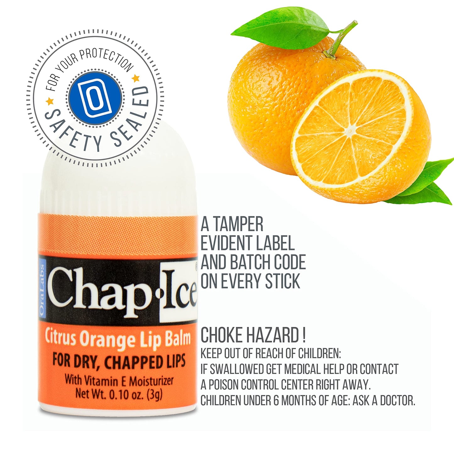 Chap Ice Mini Lip Balm Assorted Flavors 50 Count
