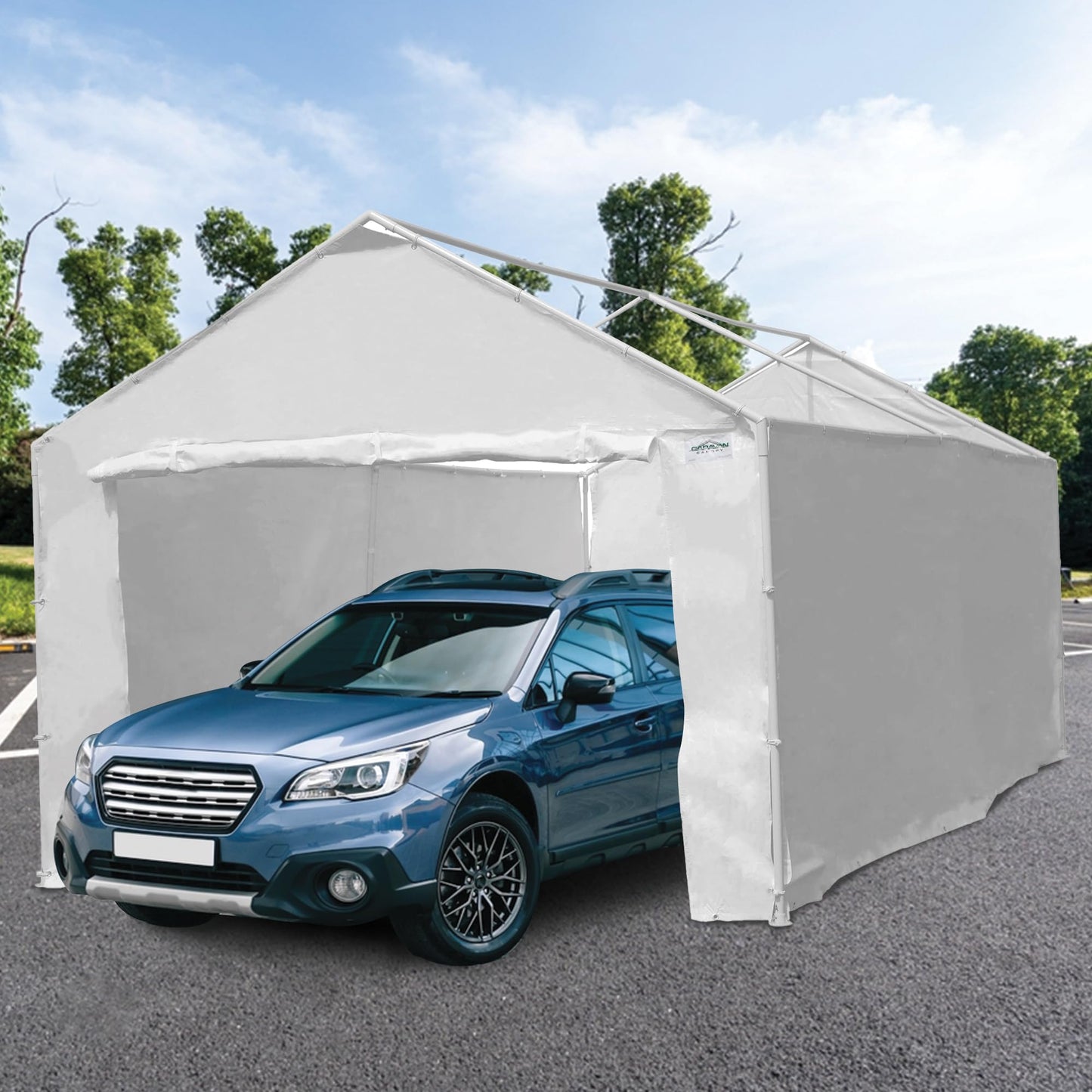 Caravan 12000211010 Canopy - Kit de Pared Lateral para portabebés, Color Blanco