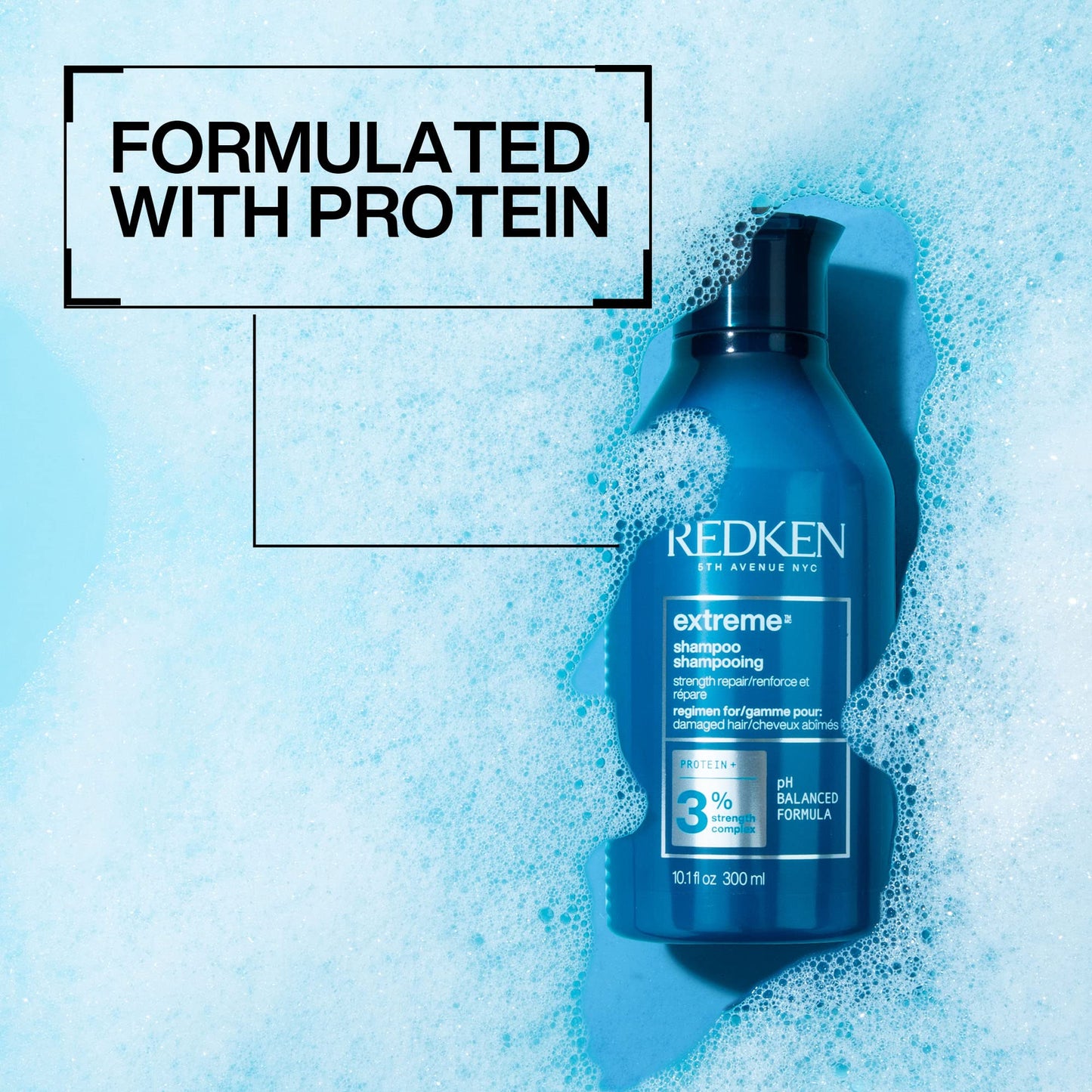 Redken Shampoo para Reparar el Cabello Danado y Procesado 300 Ml, Extreme, 0.75 pounds, 300 mililitro, 1 + Mascarilla para Reparar el Cabello Danado y Procesado 250 Ml, 0.5 pounds, 250 mililitro, 1