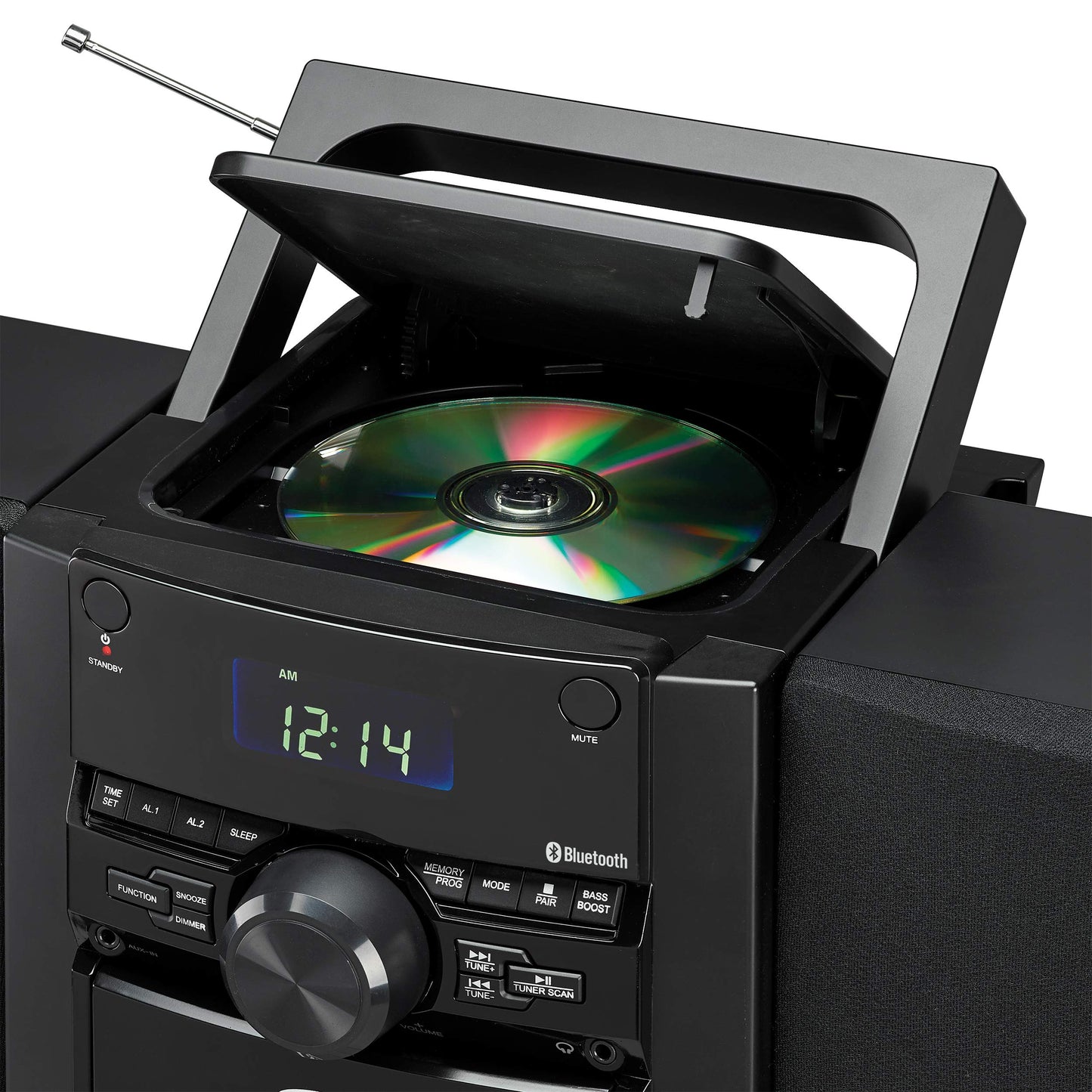 Jensen® - Sistema de música de CD estéreo portátil con Casete y Radio Digital Am/FM