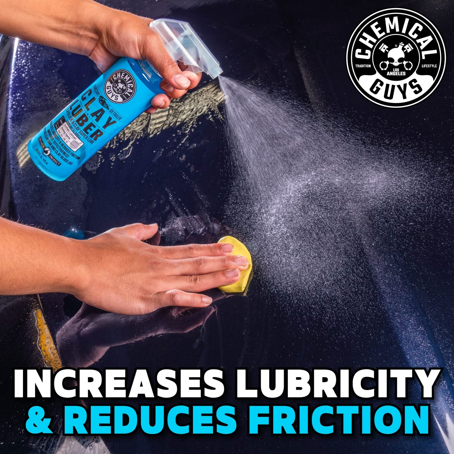 Chemical Guys WAC_Cly_100_04 - Lubricante sintético y Detalle, Azul, 128 FL oz (1 Gallon)