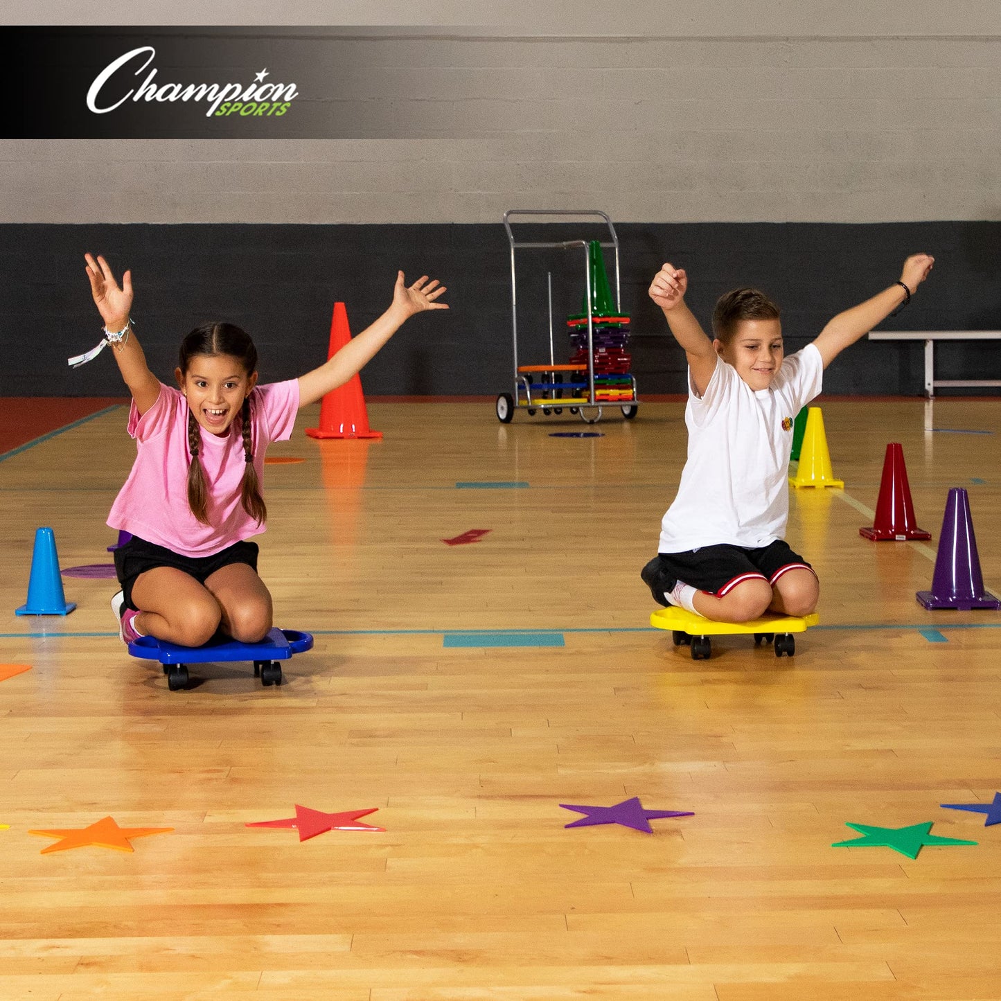 Champion Sports Square Activity Mats (Set of 6)