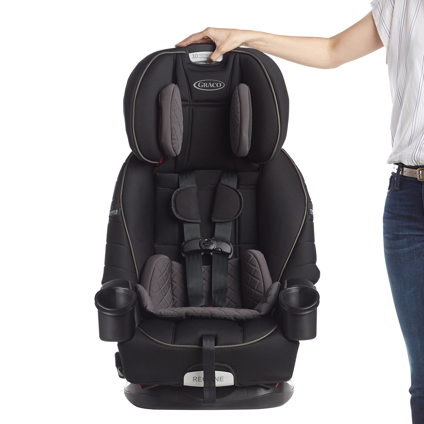 Graco 4Ever 4-in-1 Convertible Car Seat, TrueShield Technology, Ion