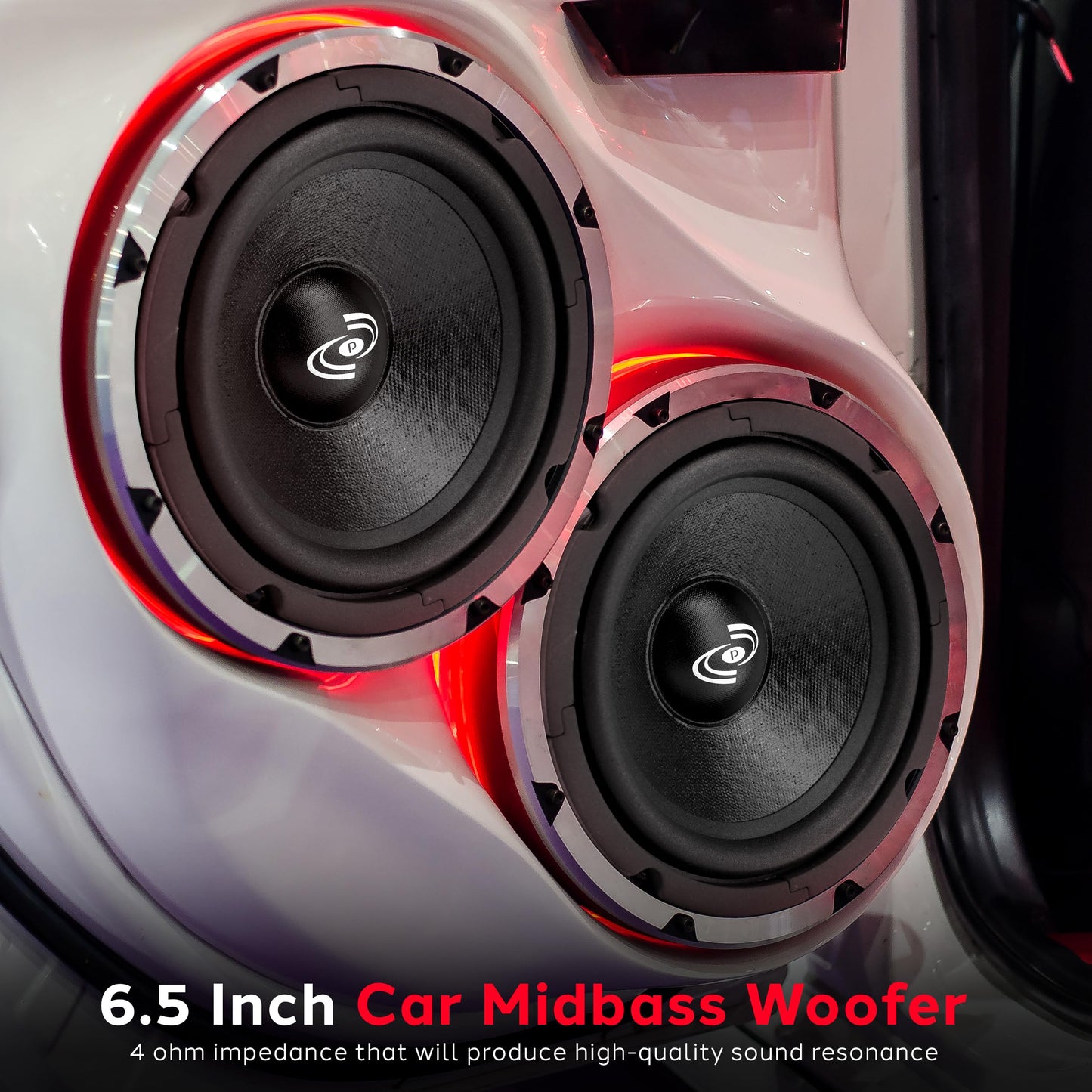 Pyle-Pro PDMW6 Woofer de Alto Rendimiento para Medios y Graves de 16.51 cm (6.5 in)