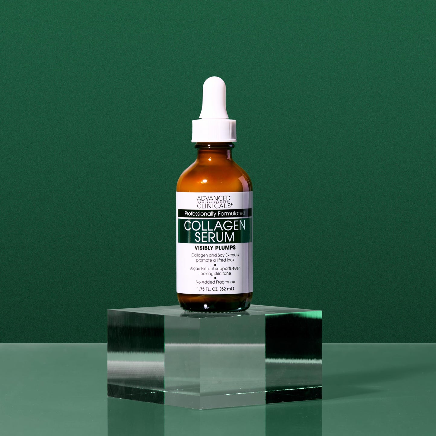 Suero facial avanzado con colágeno para rellenar instantáneamente las arrugas - Con soya y extractos de alga - Pack de 2 - 52ml - Tratamiento antiarrugas y reafirmante - ¡Compra ya!