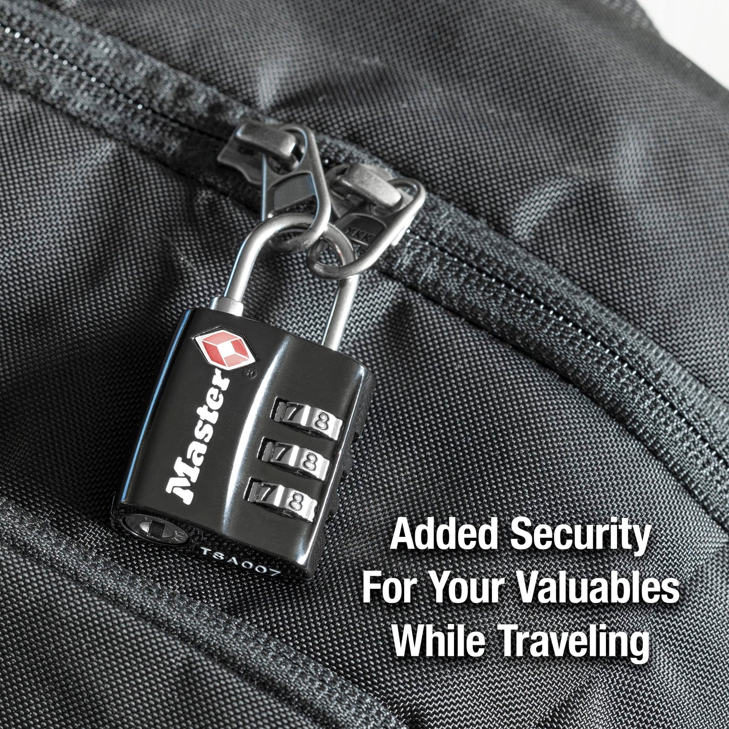 Candado para Equipaje Master Lock 30 mm Negro