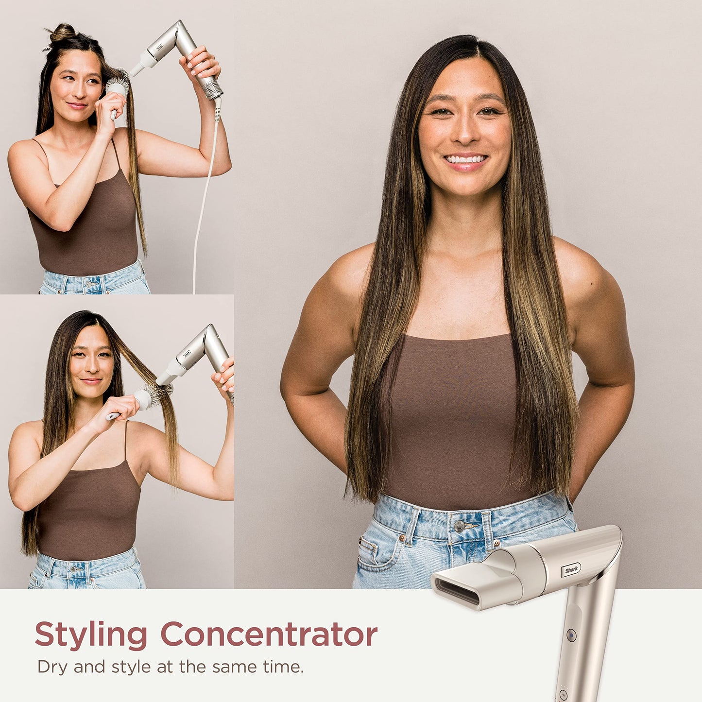 Shark FlexStyle - Multiestilizador 4 funciones + 5 accesorios (Pelo liso y ondulado) | HD430