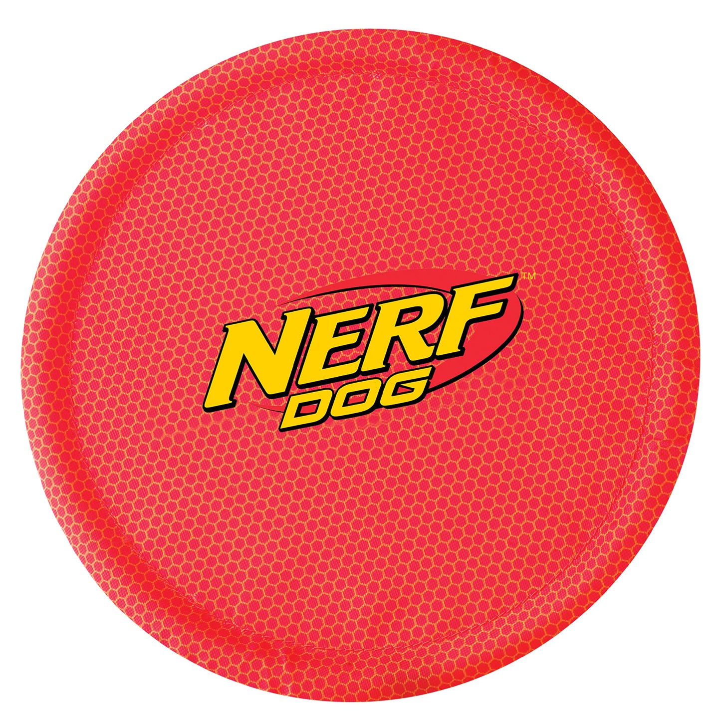 Disco Volador de Nylon Nerf Dog Grande Rojo para Perros