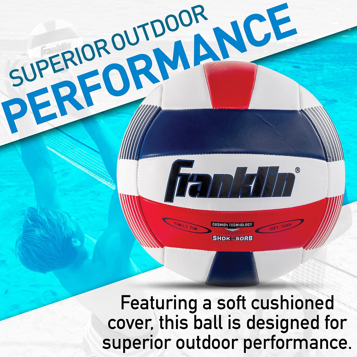 Franklin Sports Super Soft Spike Voleibol