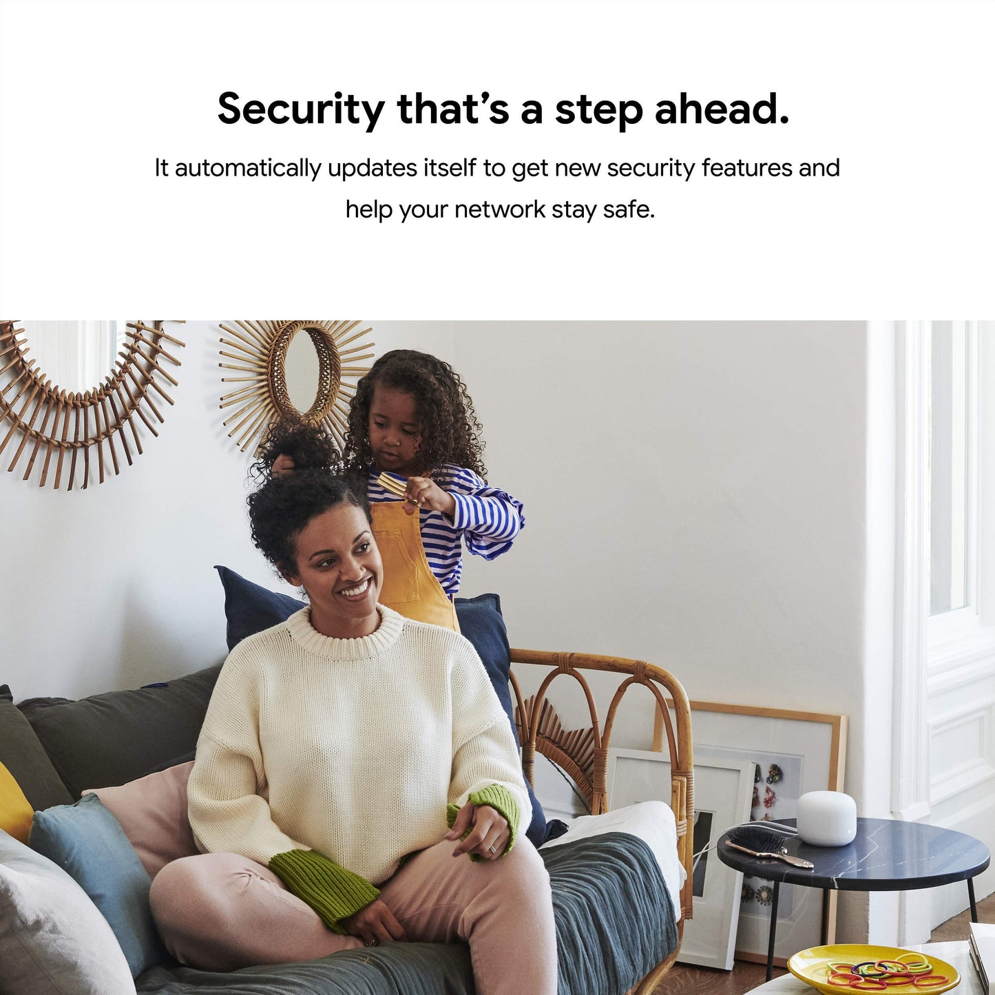 Google Nest Router WiFi , Enrutador Wi-Fi de malla 4x4 AC2200 con cobertura de 2200 pies cuadrados (Reacondicionado)